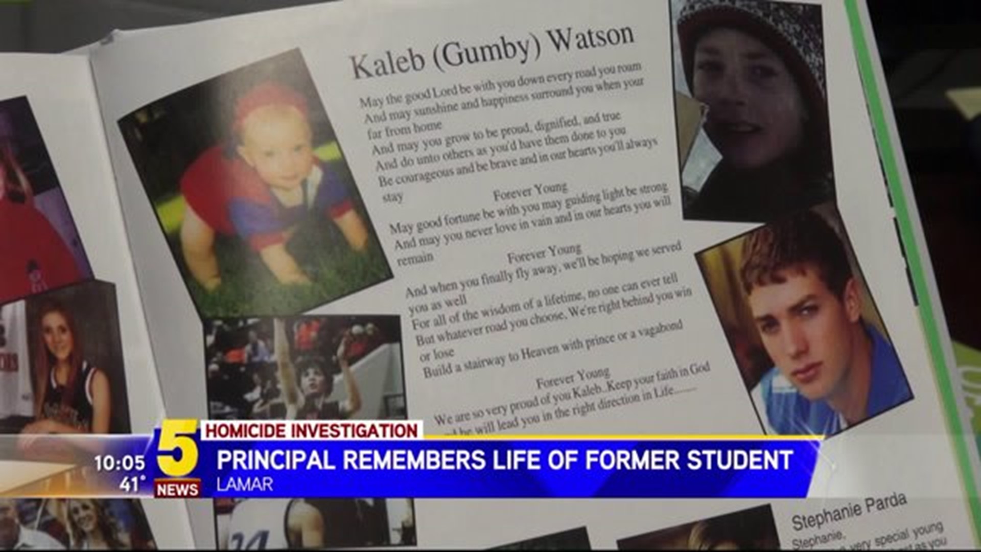 Lamar High School Principal Remembers Former Student