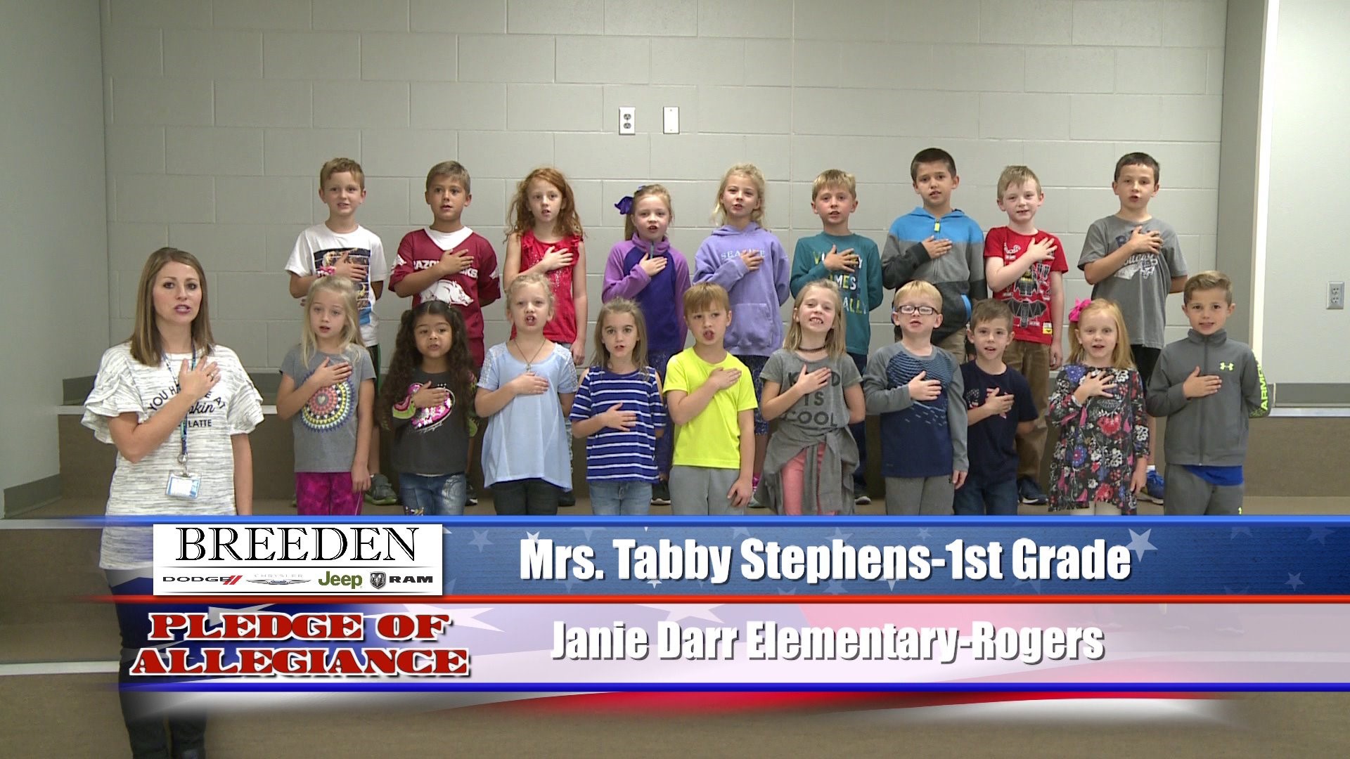 Mrs. Tabby Stephens  1st Grade  Janie Oarr Elementary - Rogers