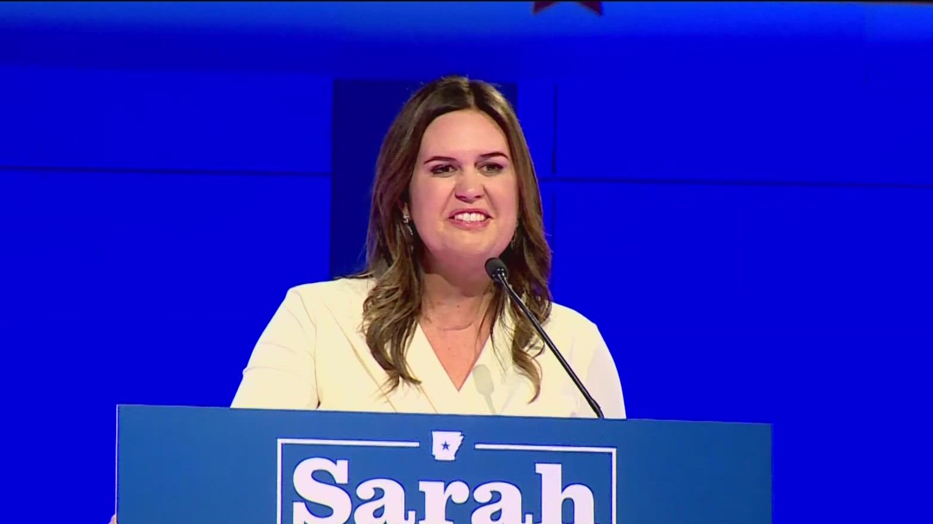 The race for Arkansas governor was called moments after the polls closed, declaring Sarah Huckabee Sanders the winner.