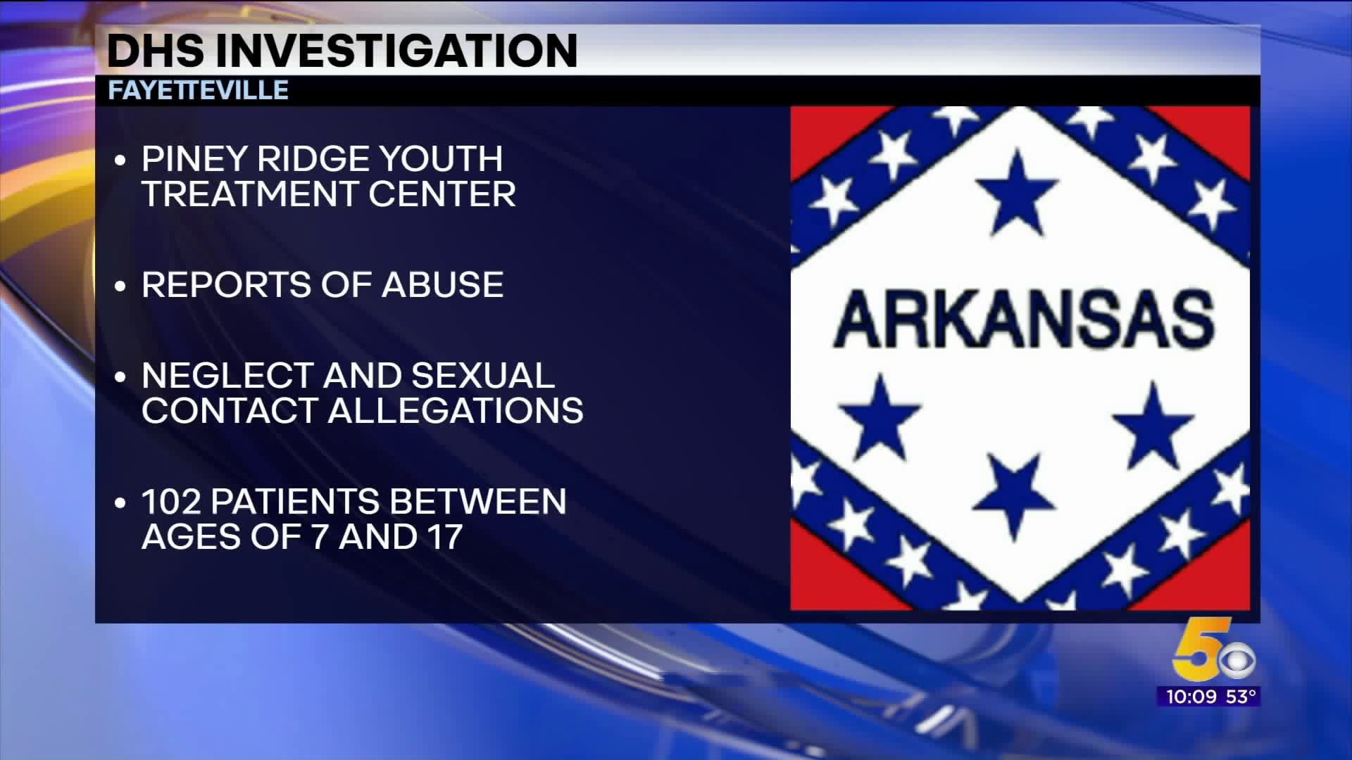 Arkansas Youth Treatment Center Allegations Investigated