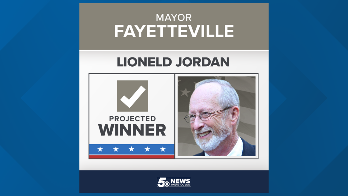 Mayor Lioneld Jordan wins reelection in Fayetteville.