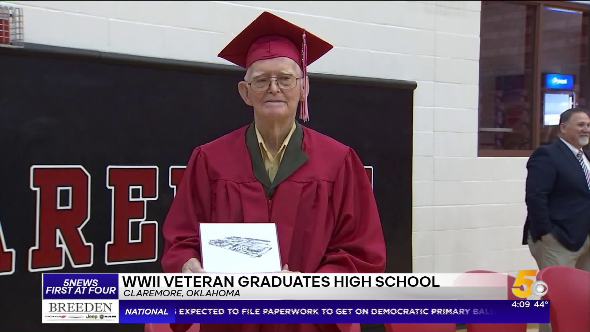 Oklahoma WWII Veteran Got His High School Diploma At 95