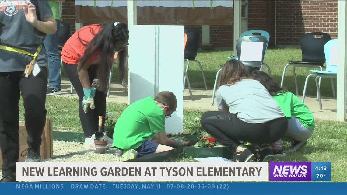 Tyson Elementary learning how to garden - Vimarsana News