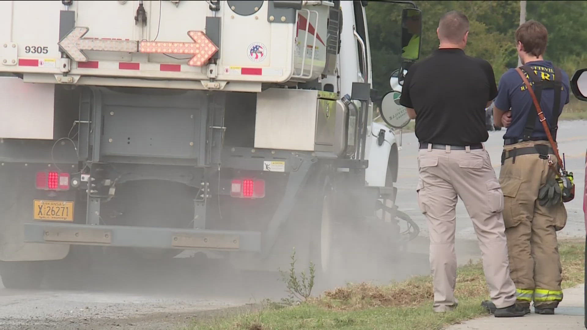 Traffic reportedly picked back up after a wrecker was called to the scene.