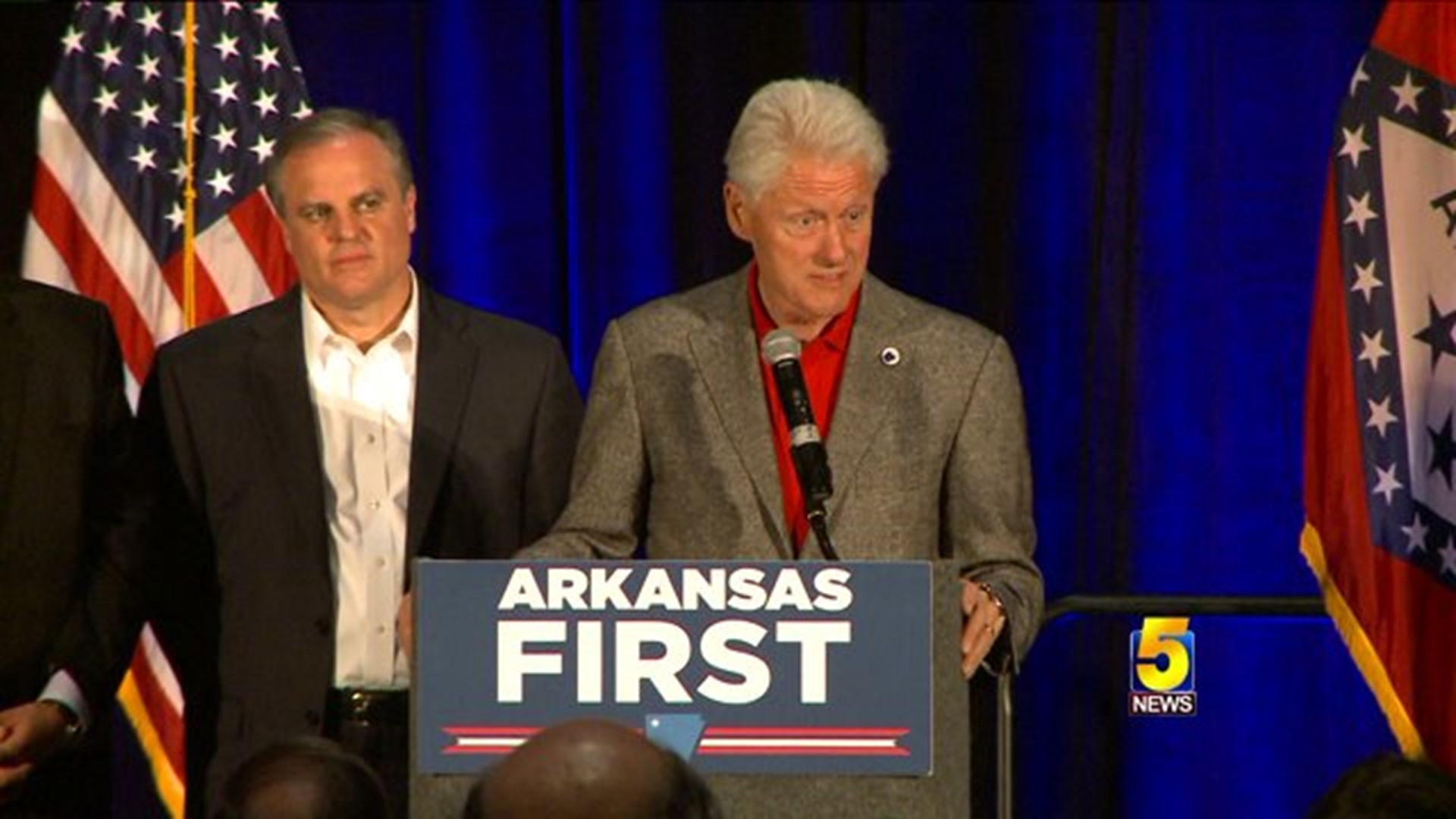 President Clinton In Northwest Arkansas