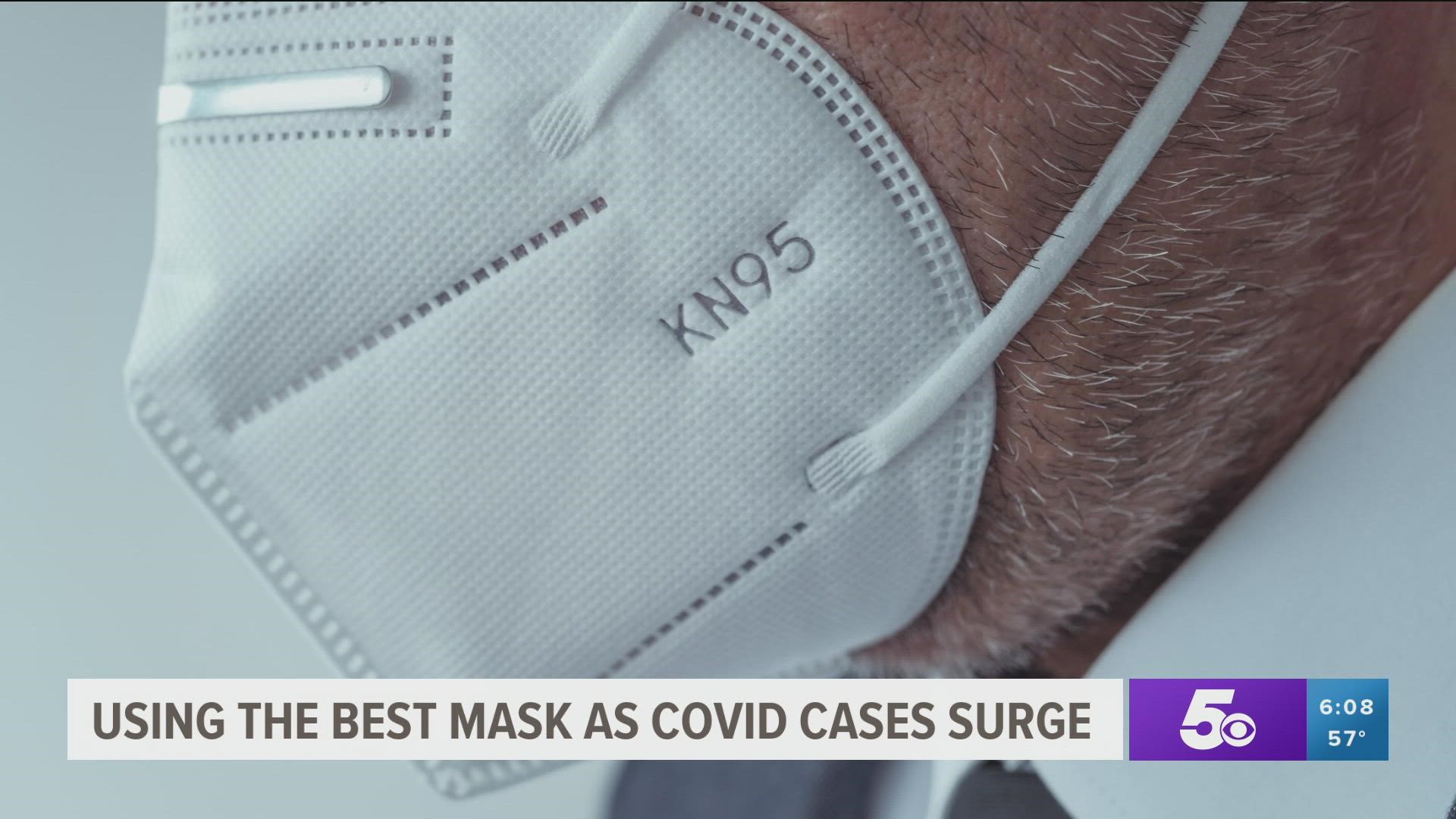 The CDC is recommending KN95 and N95 masks over the cloth masks as COVID-19 cases, especially omicron variant, rise across the nation.
