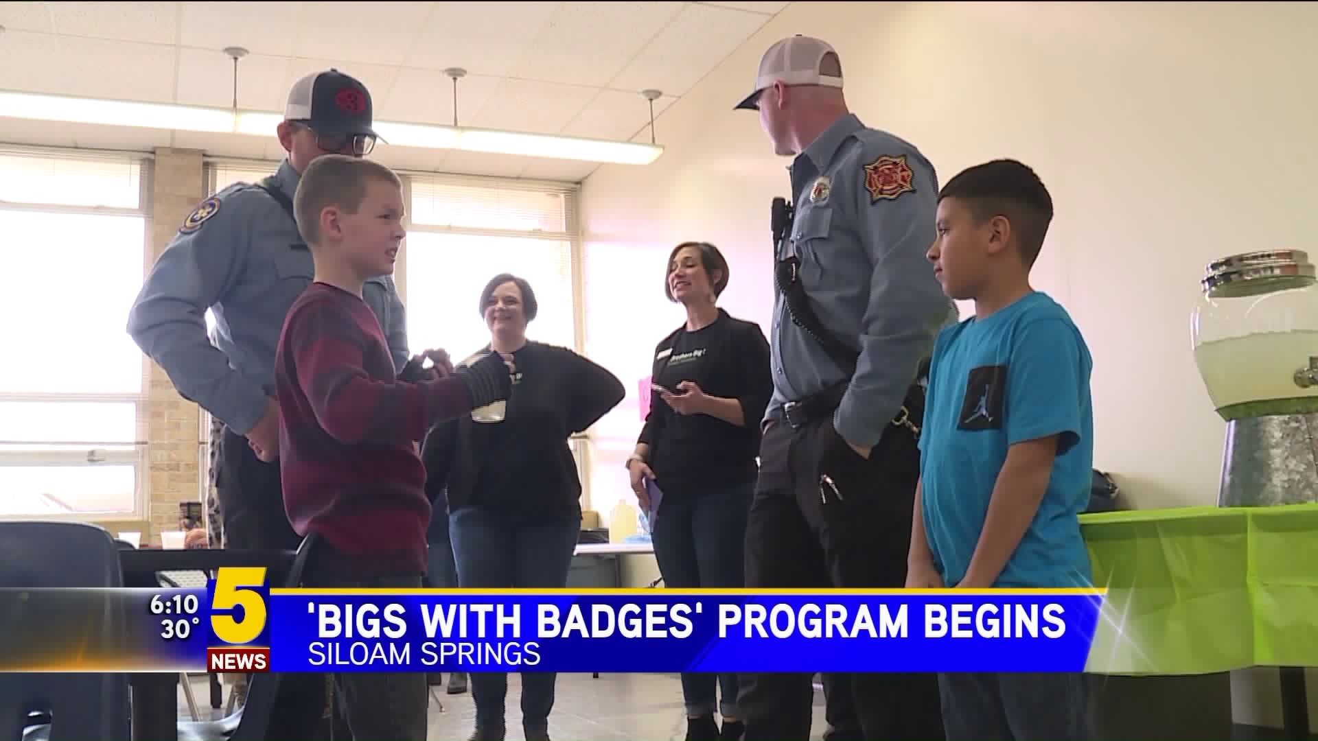 `Bigs with Badges` Program Begins In Siloam Springs