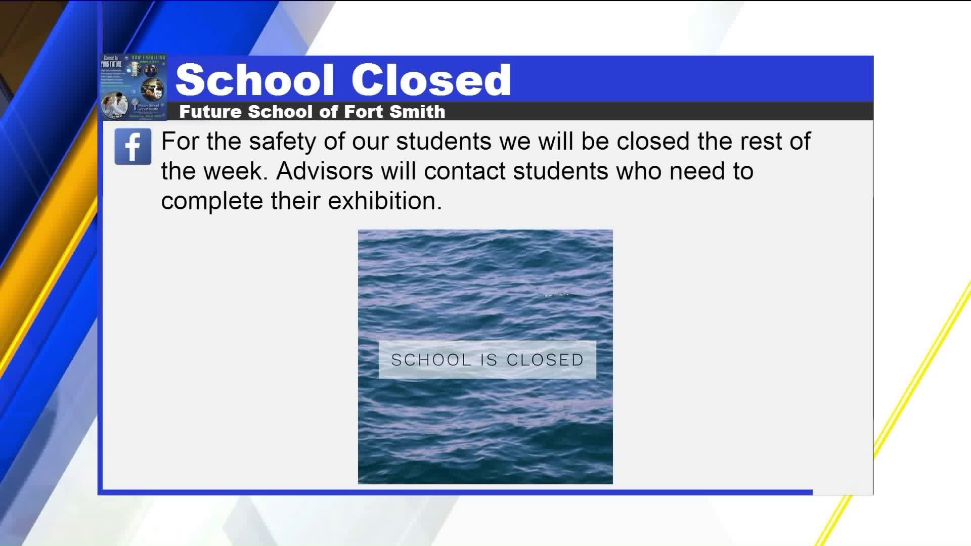 Future School of Fort Smith Closes Due to Flooding