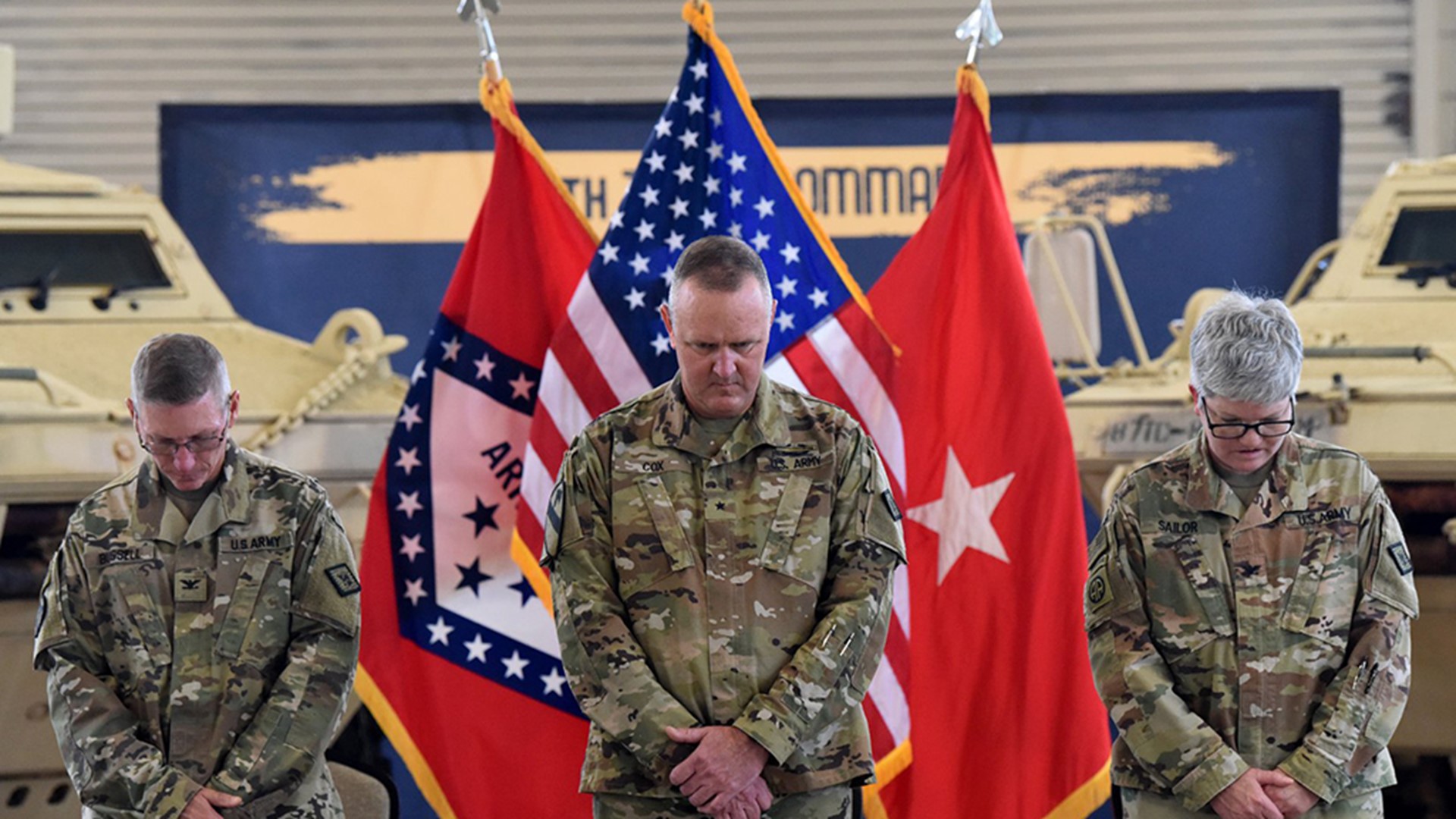 Arkansas National Guard held Change of Command Ceremony