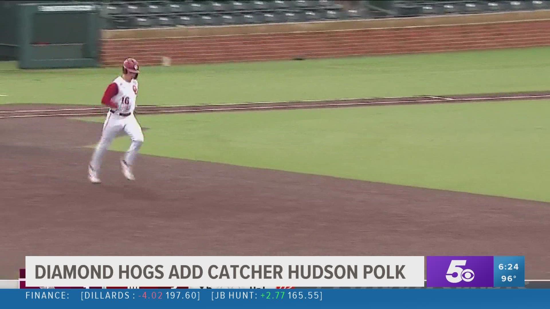 Diamond Hogs land former Oklahoma catcher Hudson Polk