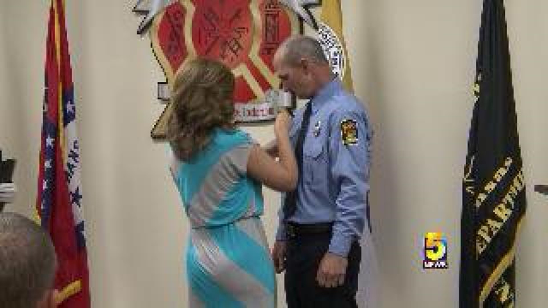 Firefighter Honored for Rescuing Child