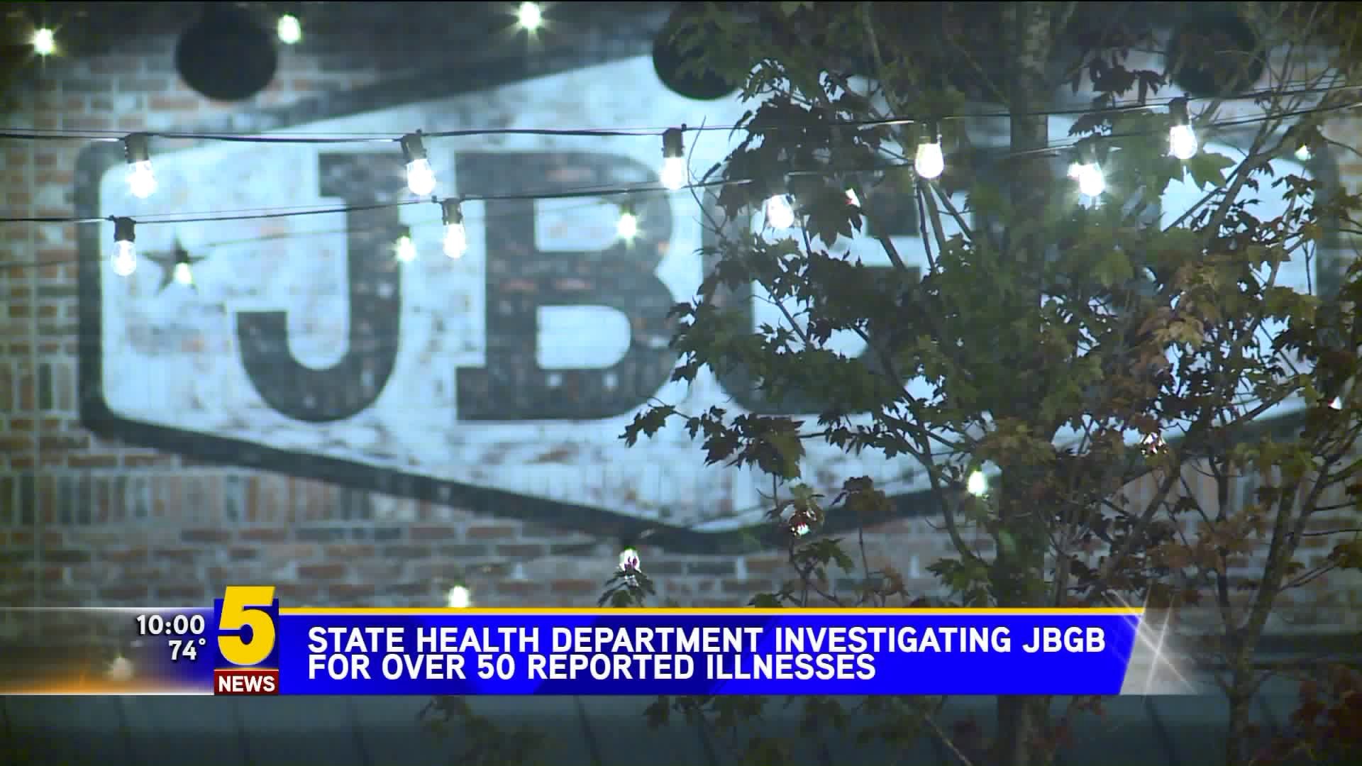 State Health Department Investigatin JBGB For Over 50 Reported Illnesses