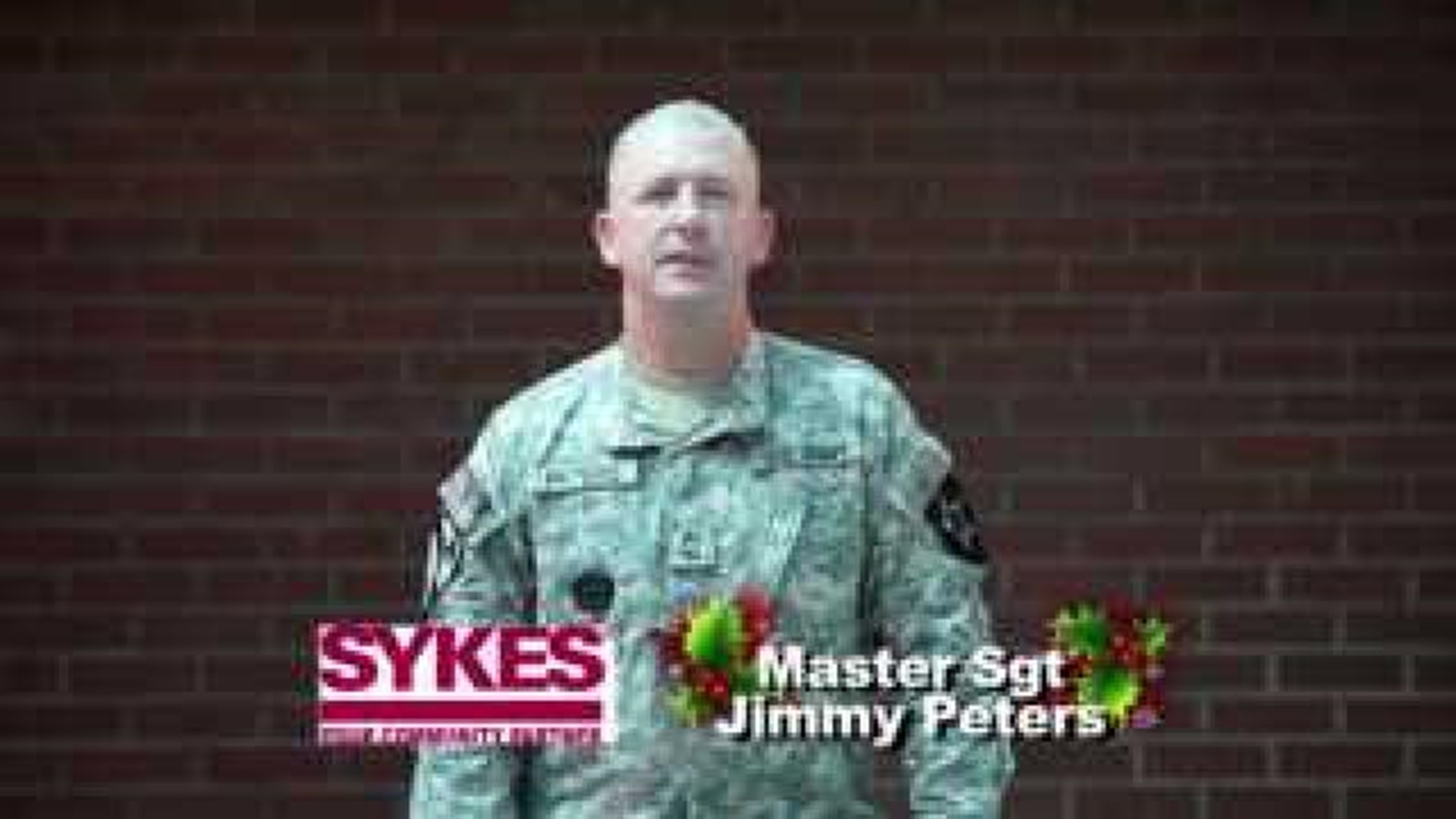 Military Greetings: Jimmy Peters