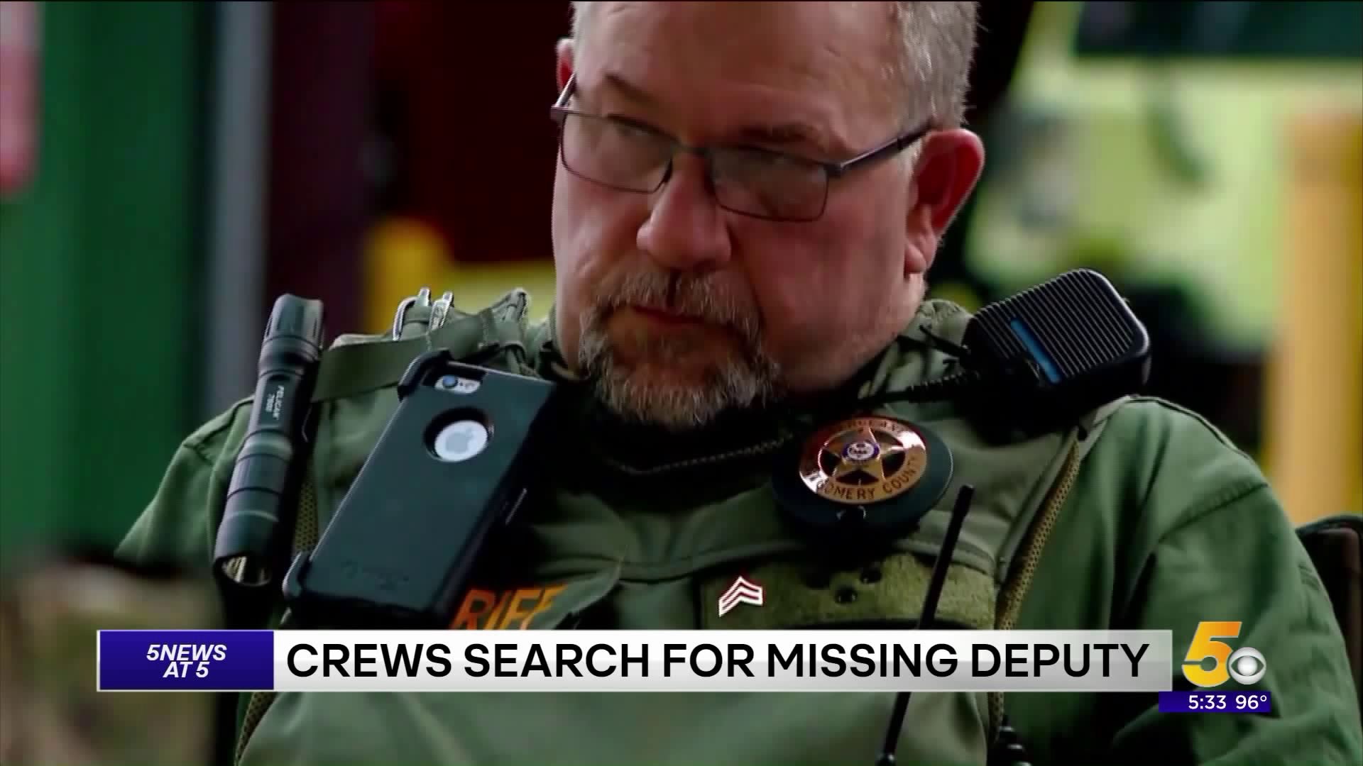 Crews Search for Missing Deputy