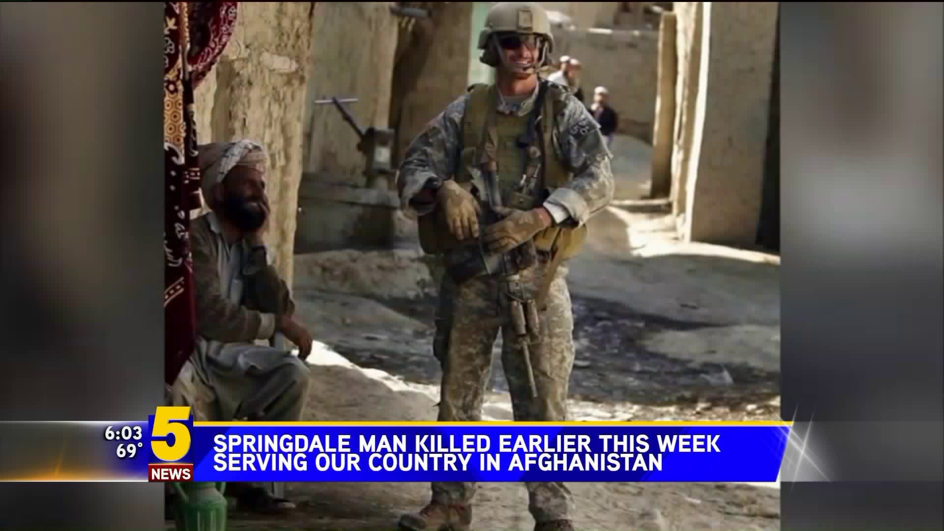 Remembering A Springdale Resident Killed By Roadside Bomb In Afghanistan