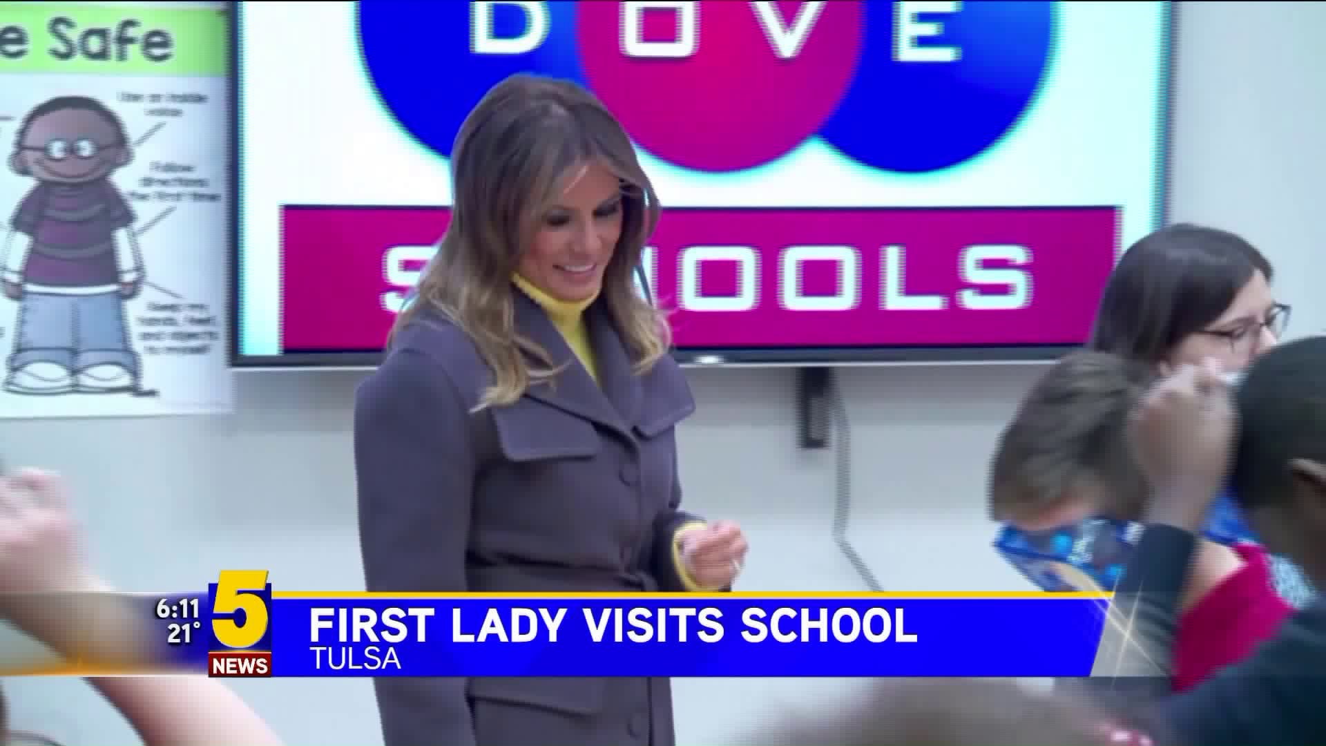 FLOTUS Visits Tulsa School