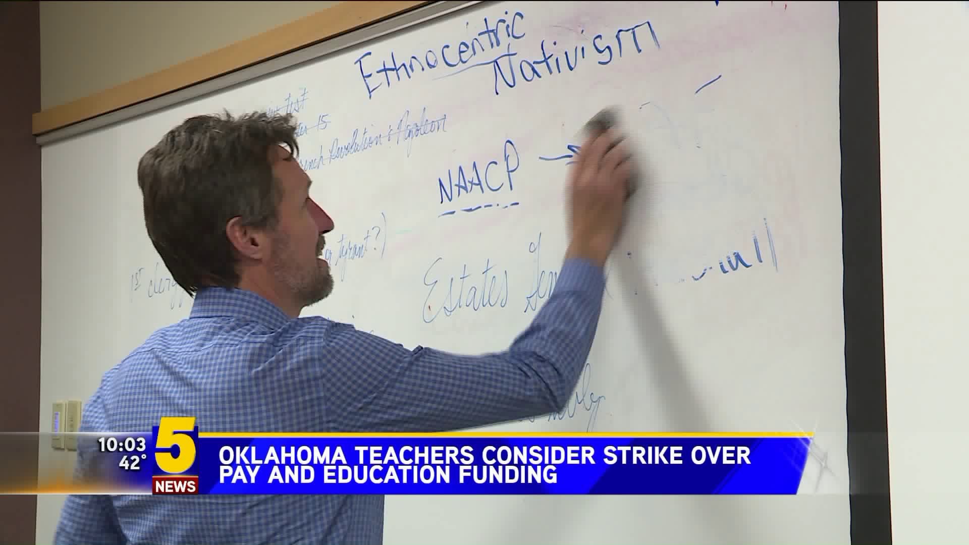 Oklahoma Teachers Consider Strike