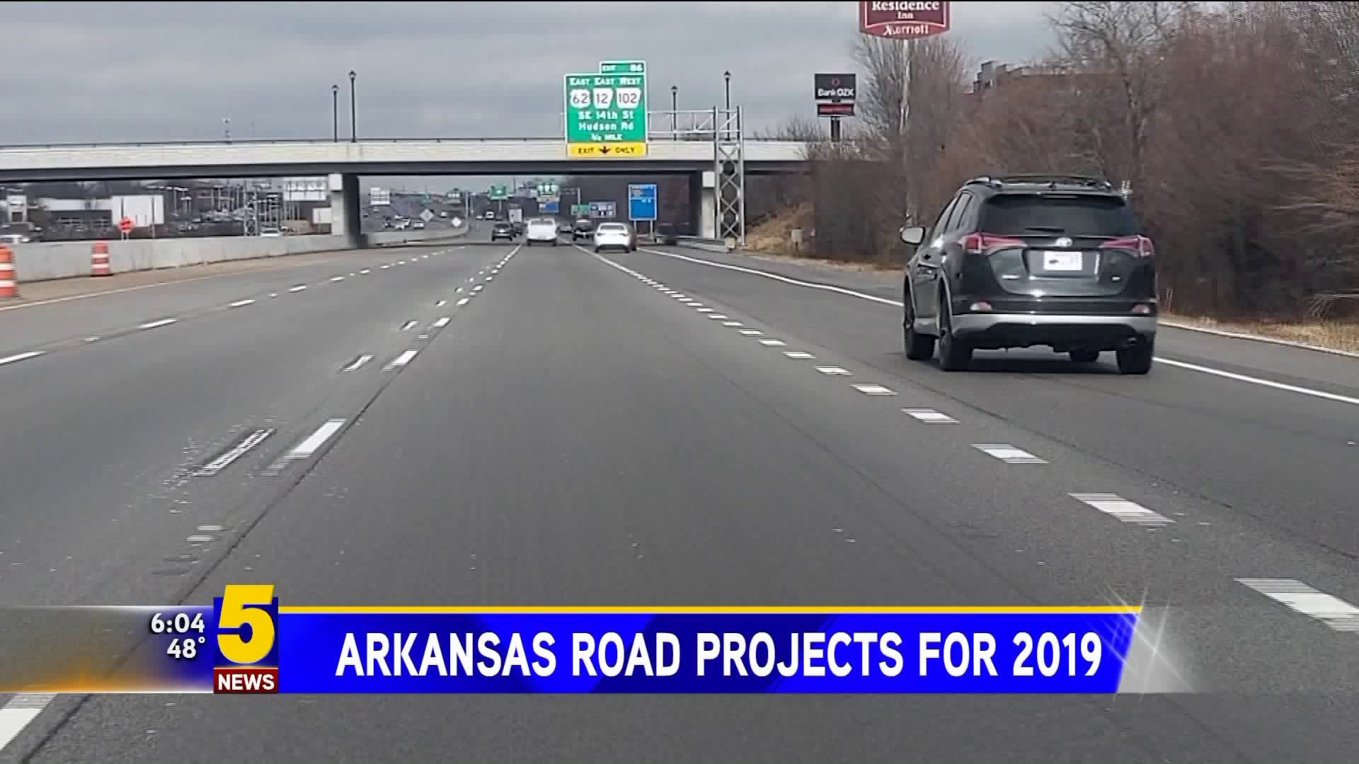Arkansas Road Projects for 2019