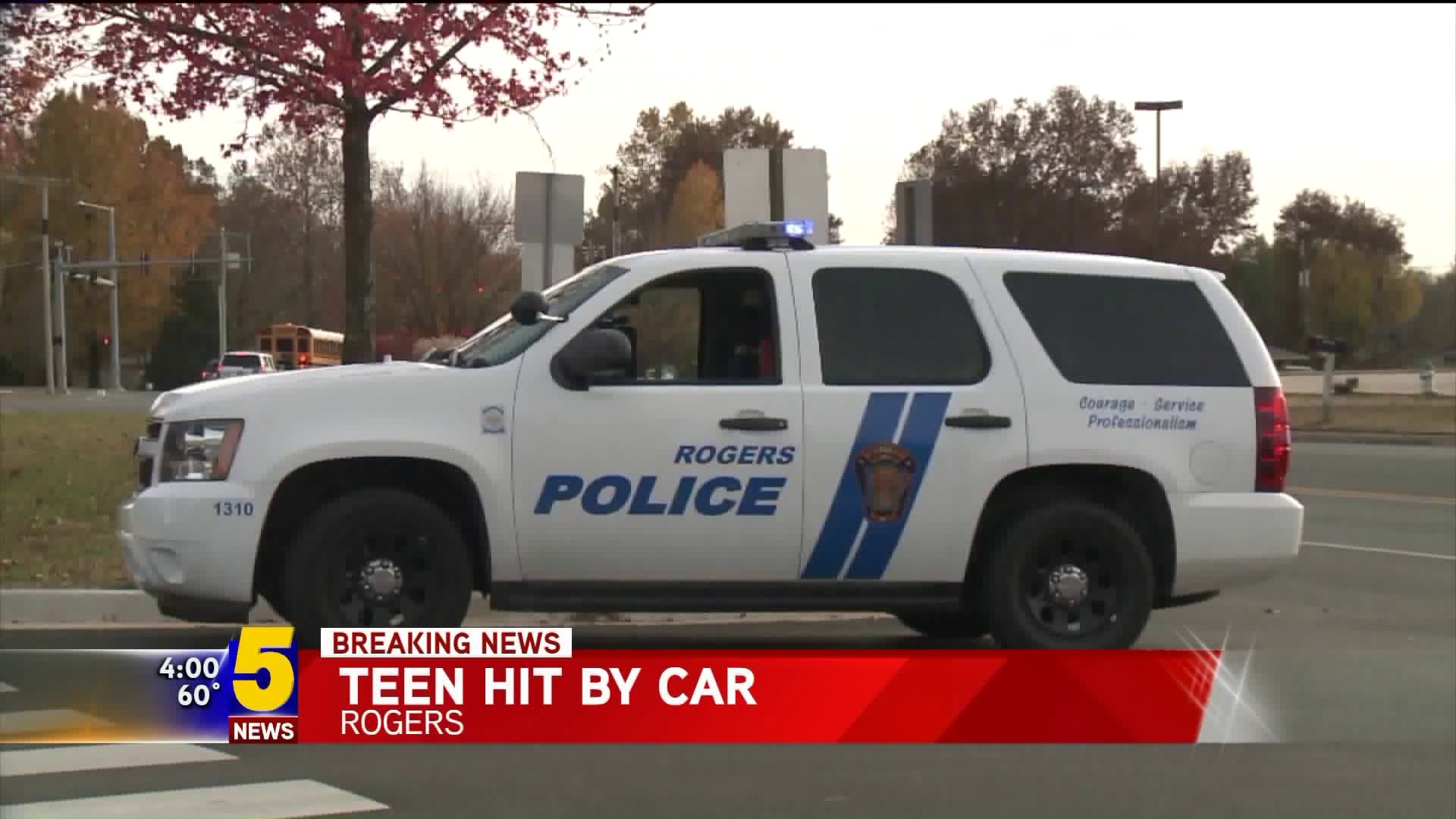 Teen Hit By Car