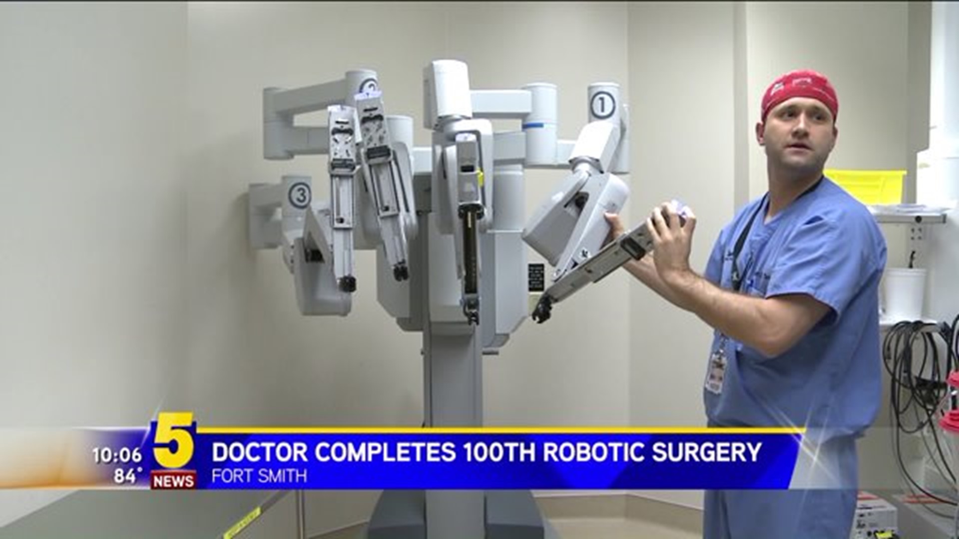 Doctor Completes 100th Robotic Surgery