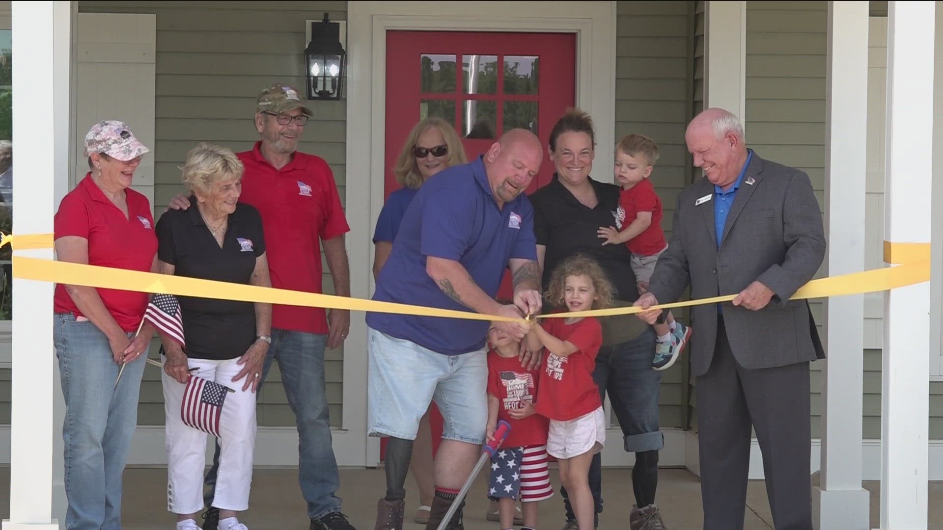 Sgt. Andrew Butterworth is moving into new his wheelchair adaptive home in Pea Ridge.