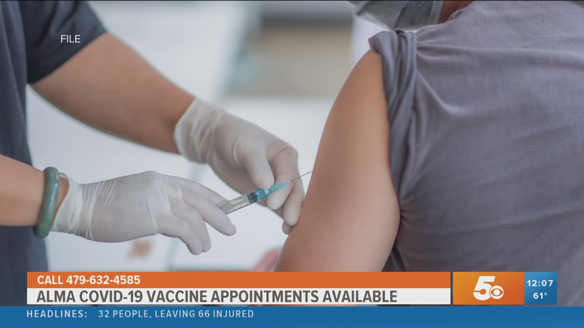 People can sign up right now to receive their vaccine tonight. The Coleman Pharmacy is also taking appointments for April 2.