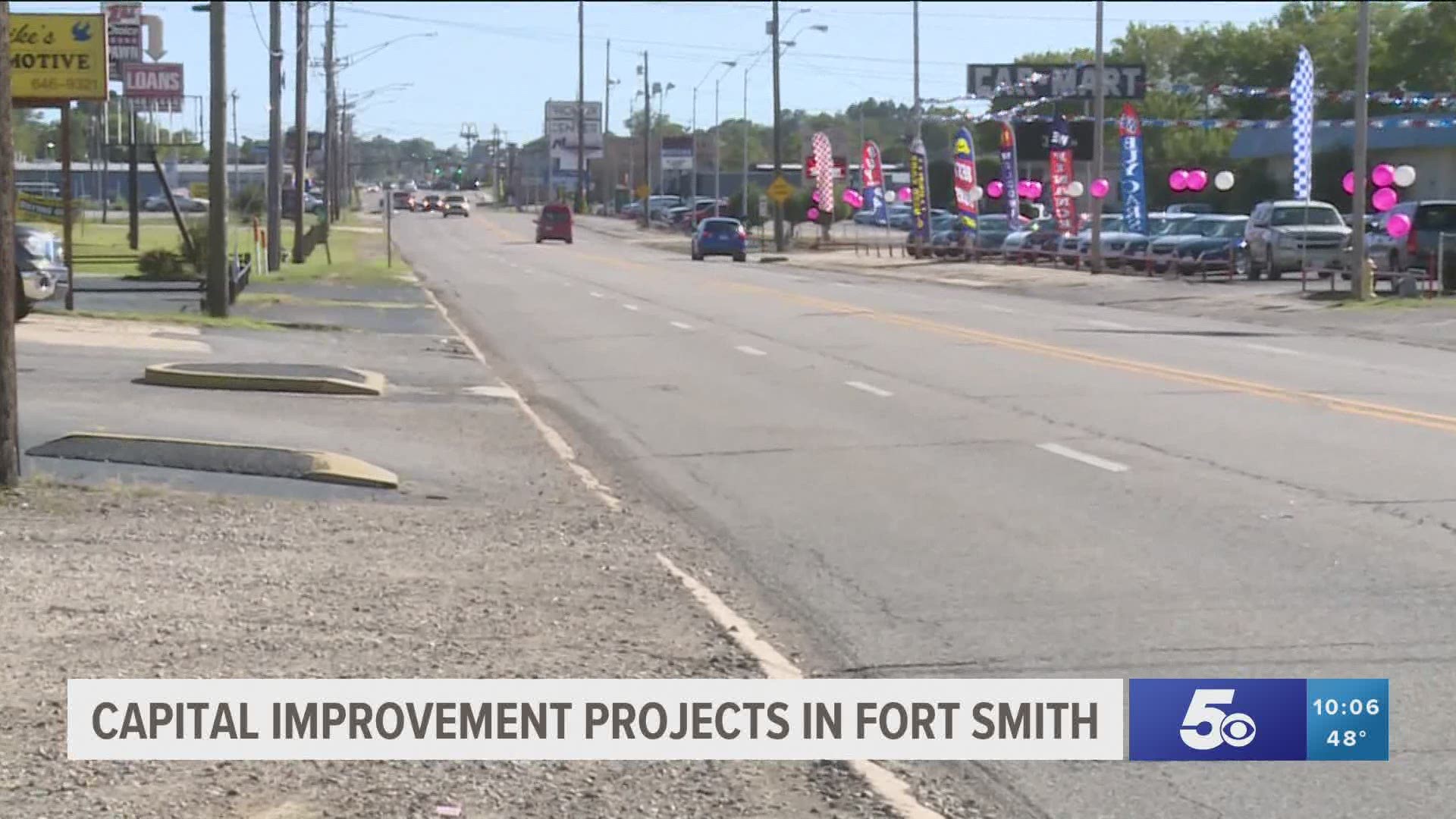 Capital improvement projects in Fort Smith