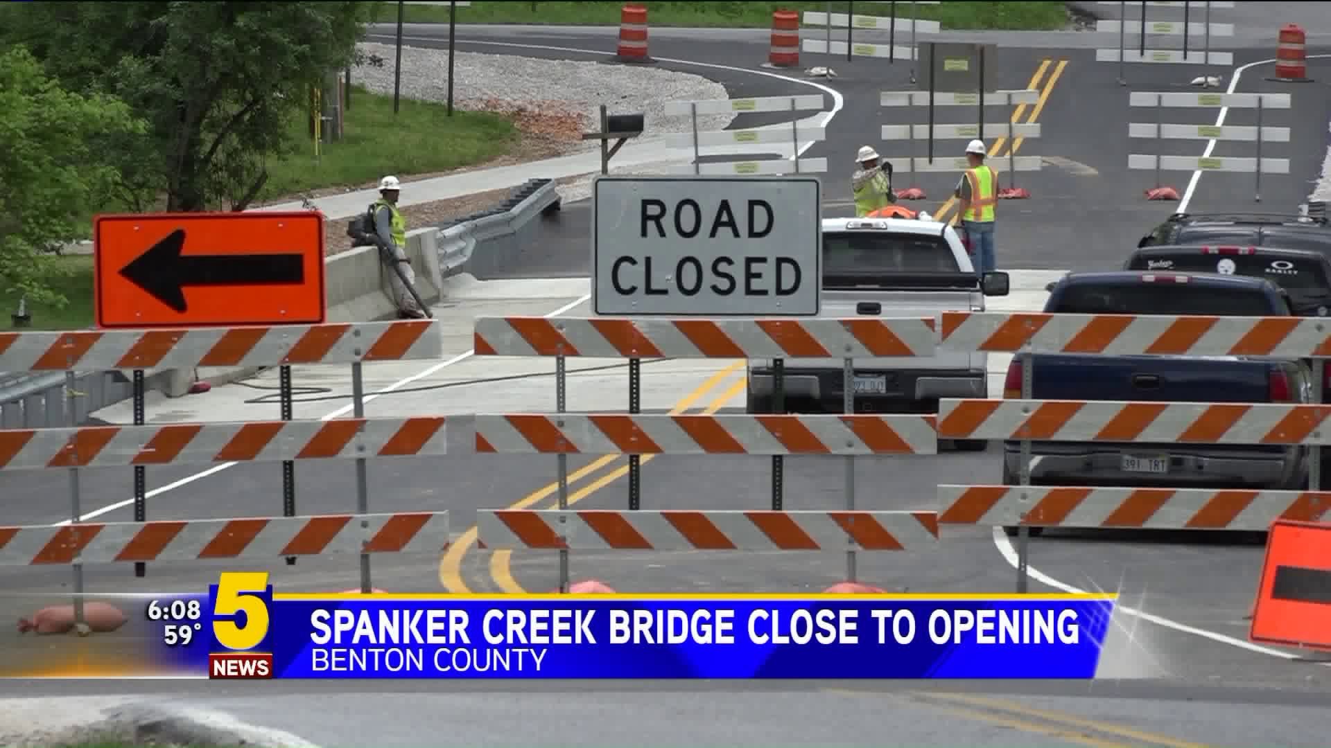 Spanker Creek Bridge Close To Opening