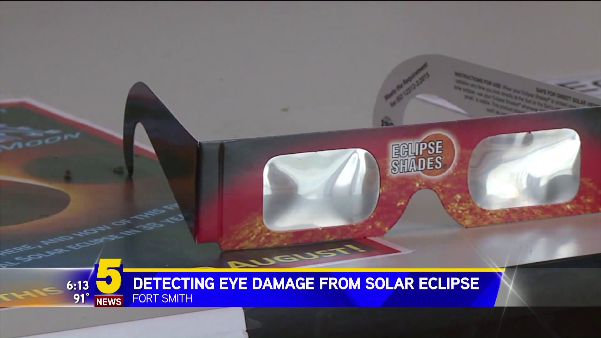 Detecting Eye Damage From Solar Eclipse