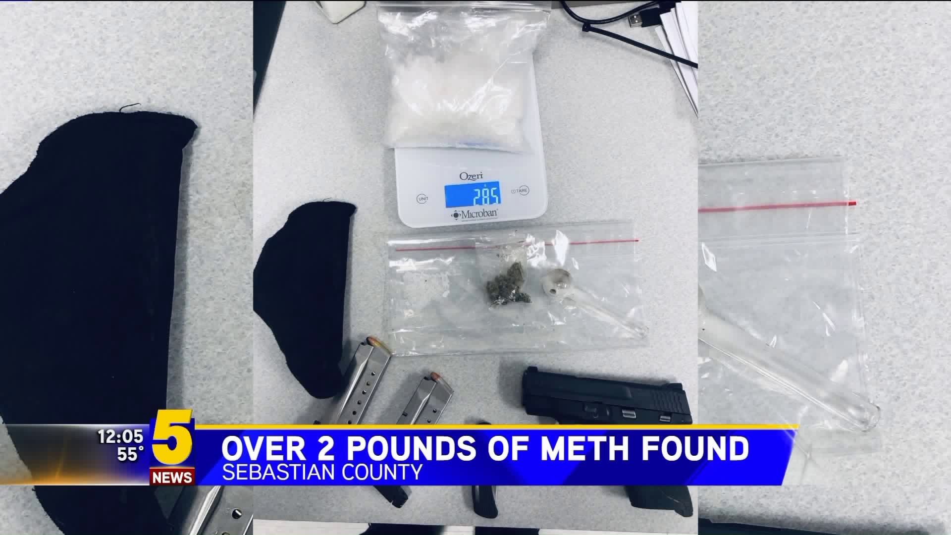 Over 2 Pounds Of Meth Found In Sebastian County