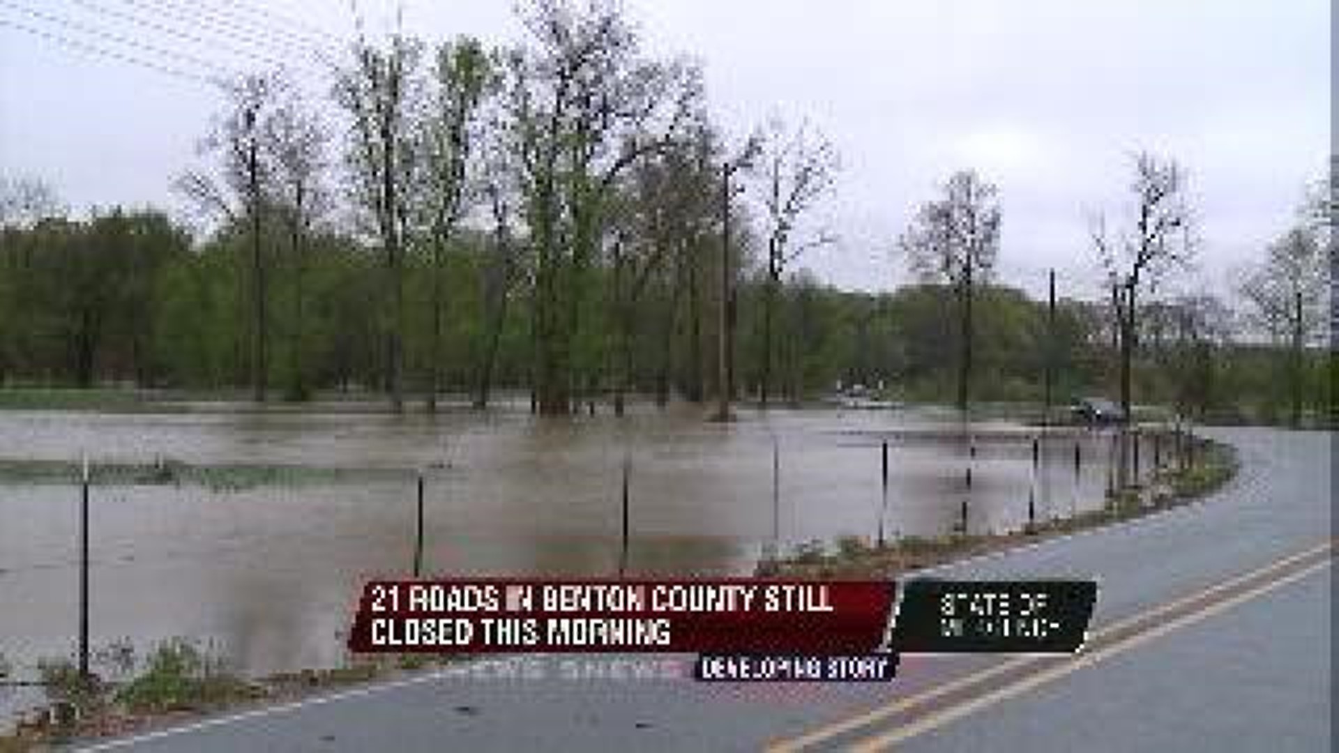21 Roads Remain Closed in Benton Co.