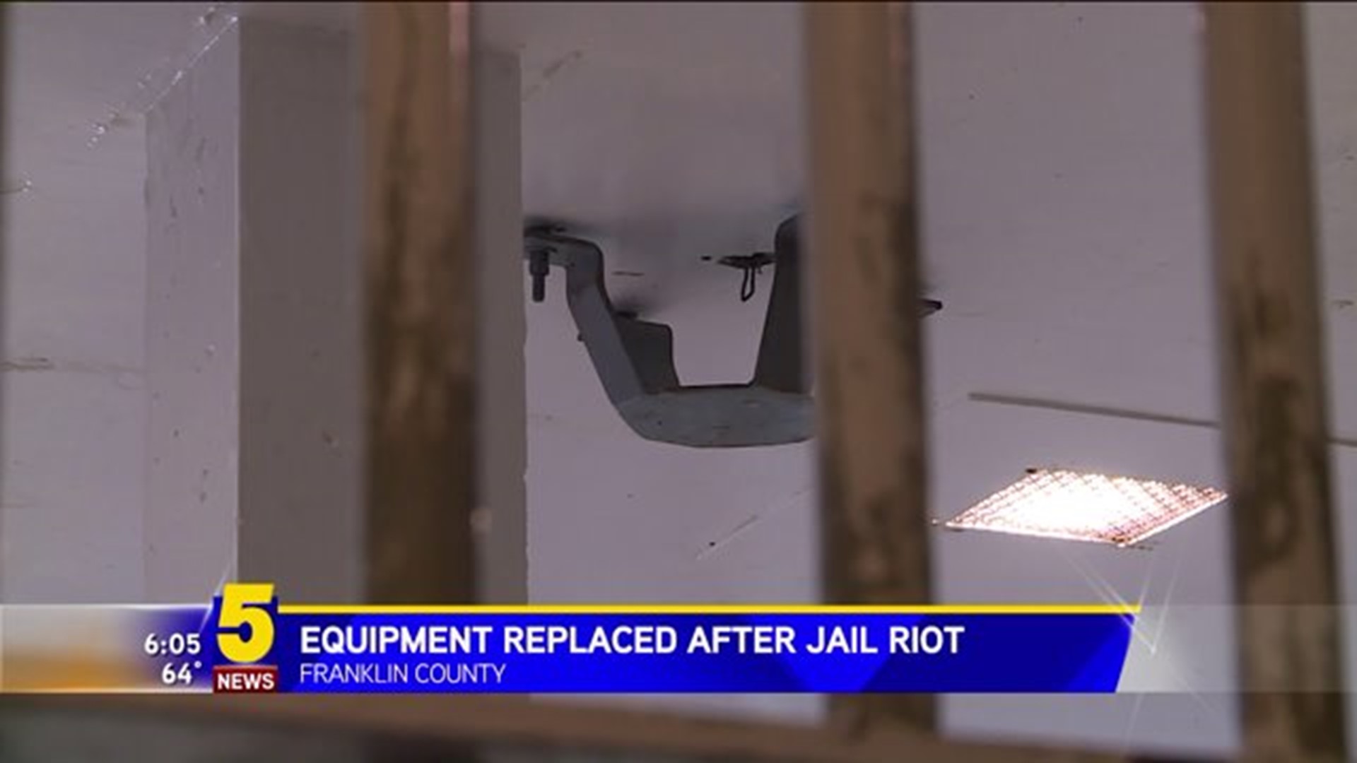 Jail Cameras Replaced After Riot