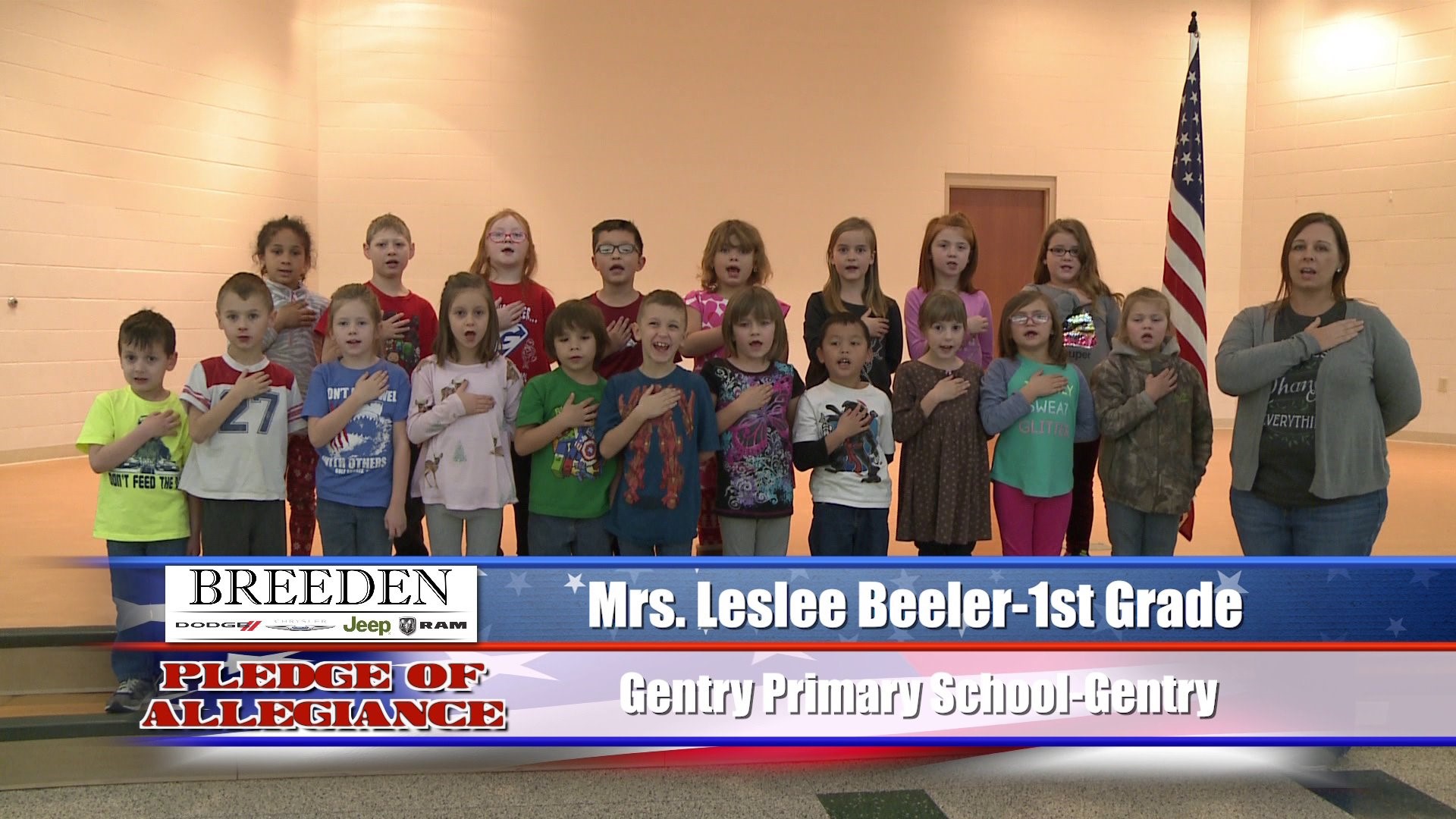 Mrs. Leslee Beeler  1st Grade  Gentry Primary School  Gentry