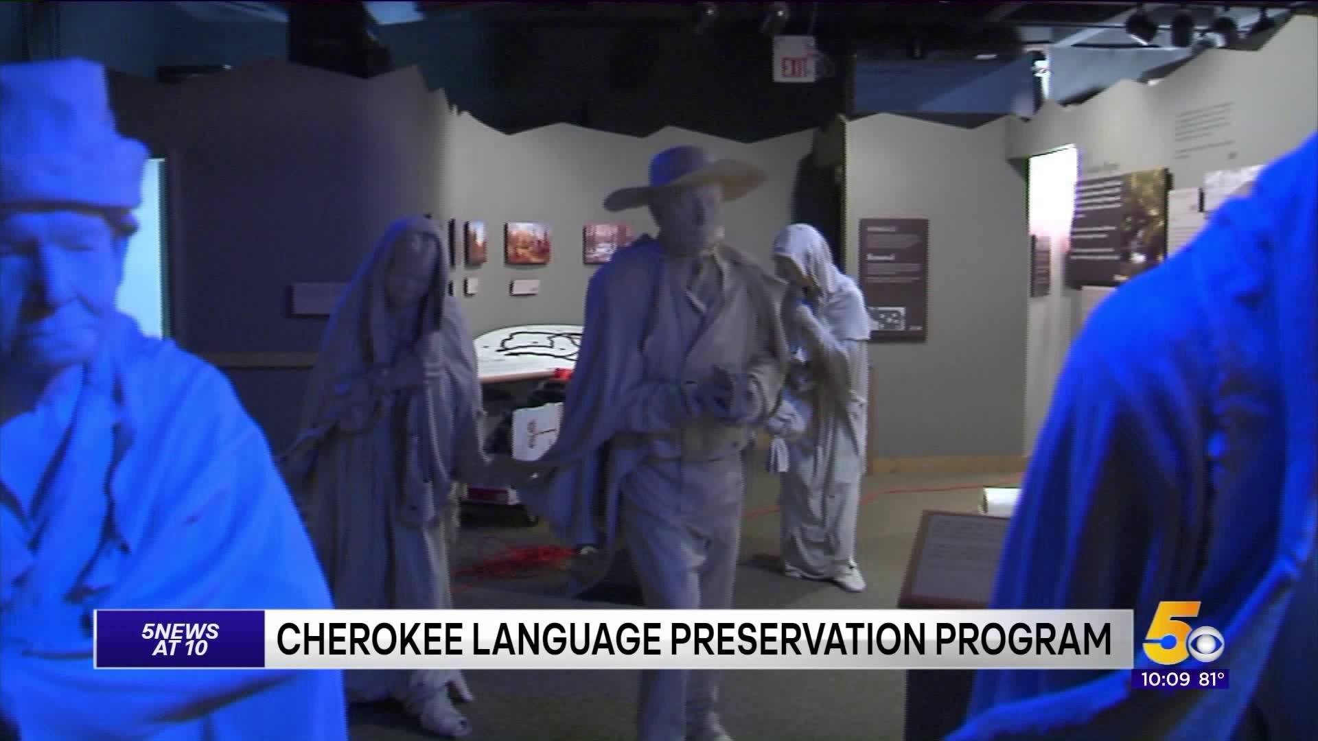 Cherokee language preservation program