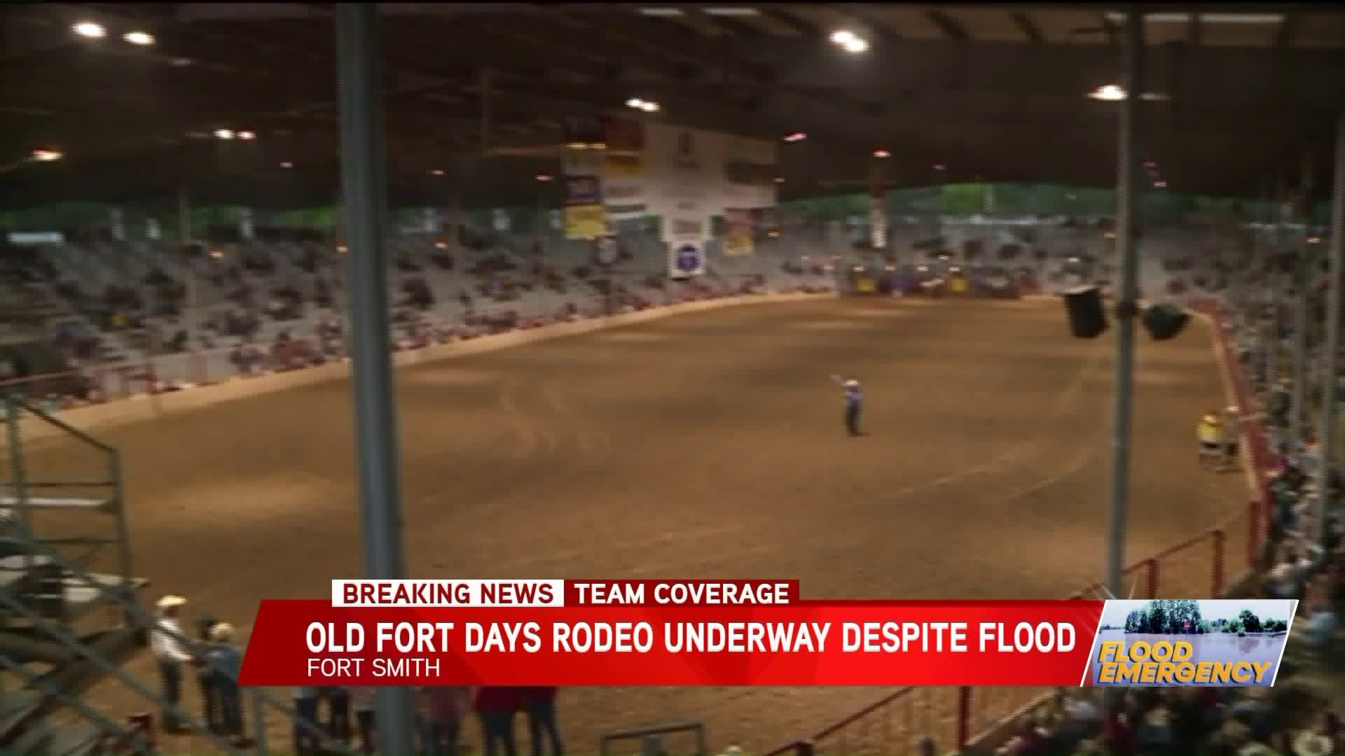 Old Fort Days Rodeo Underway Despite Flood