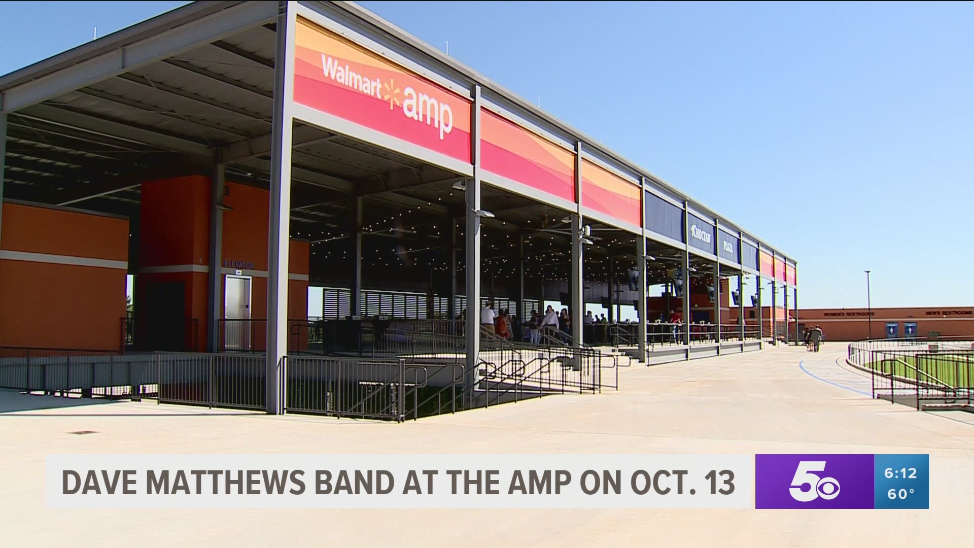 Dave Mathews Ban concert at Walmart AMP rescheduled to Oct. 13