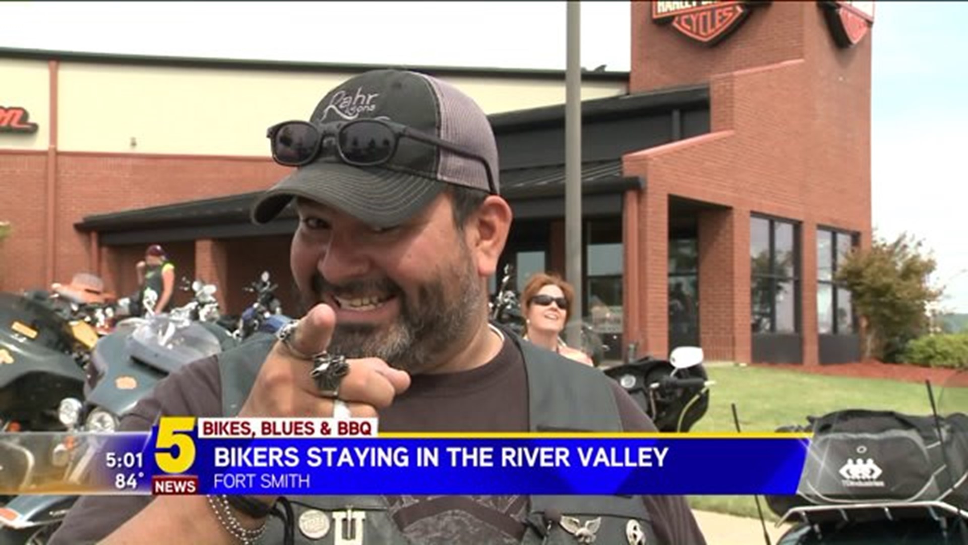 Bikers in the River Valley