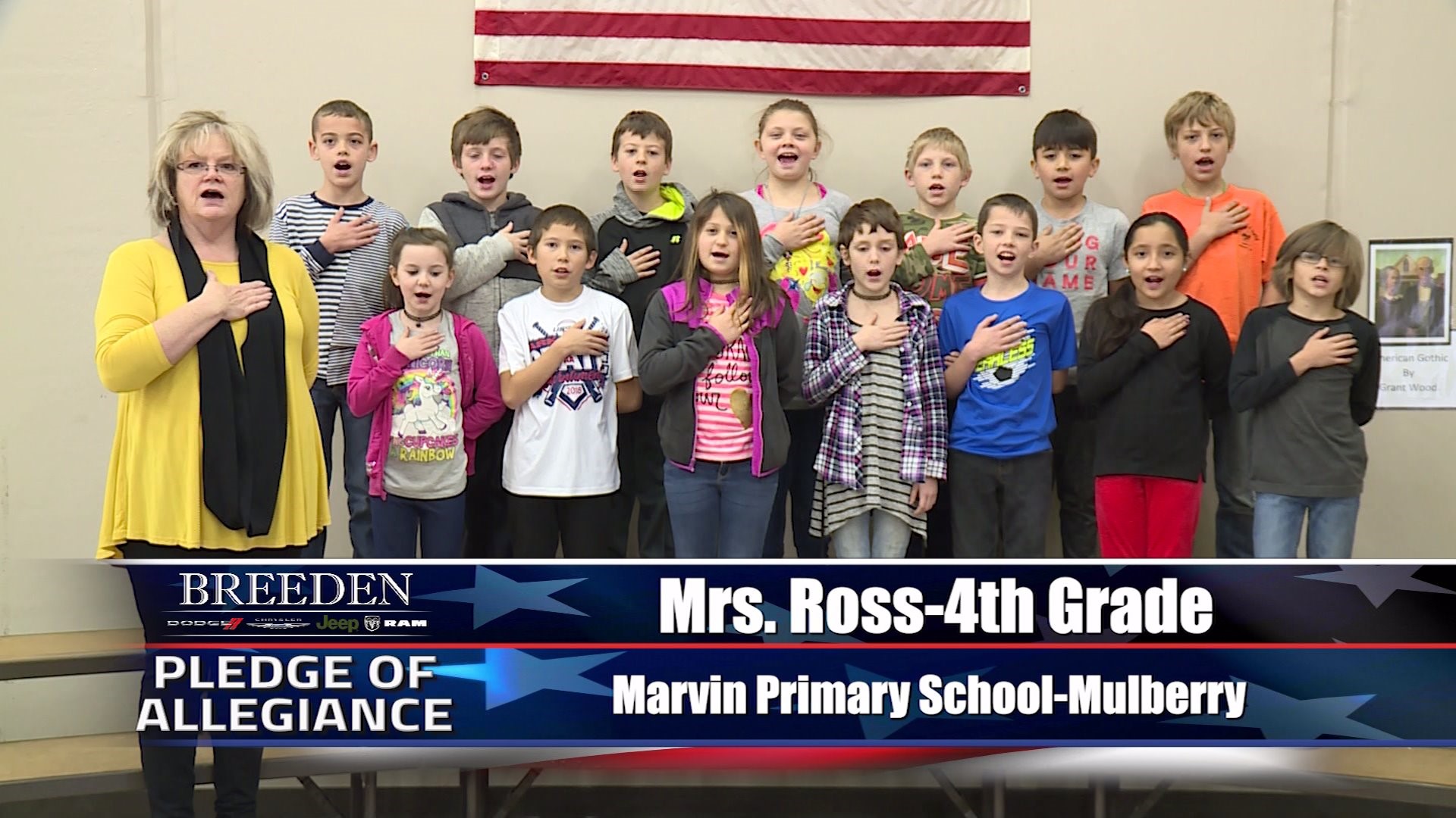 Mrs. Ross  4th Grade Marvin Primary School, Mulberry