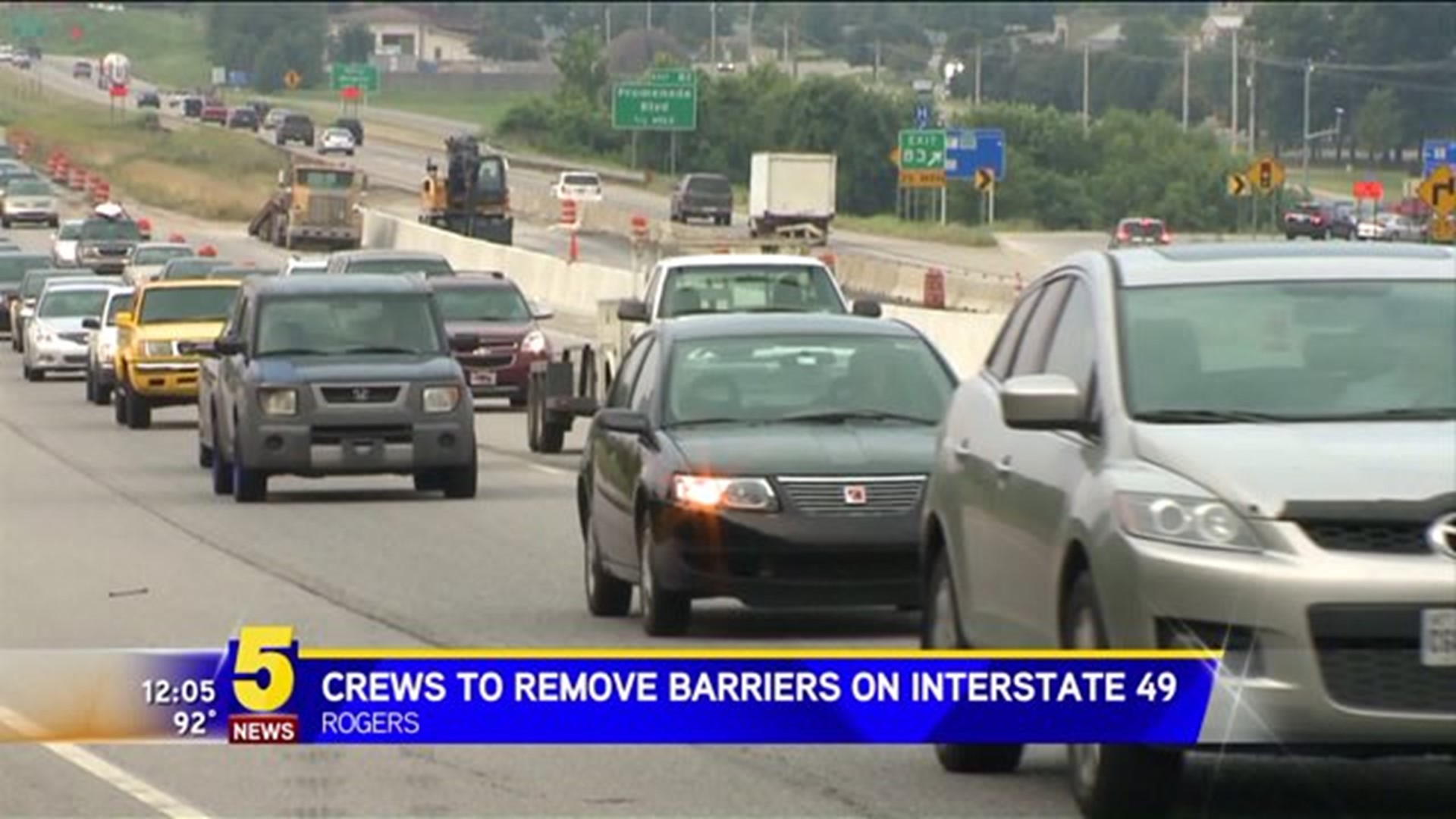 CONSTRUCTION WRAPPING UP ON I-49