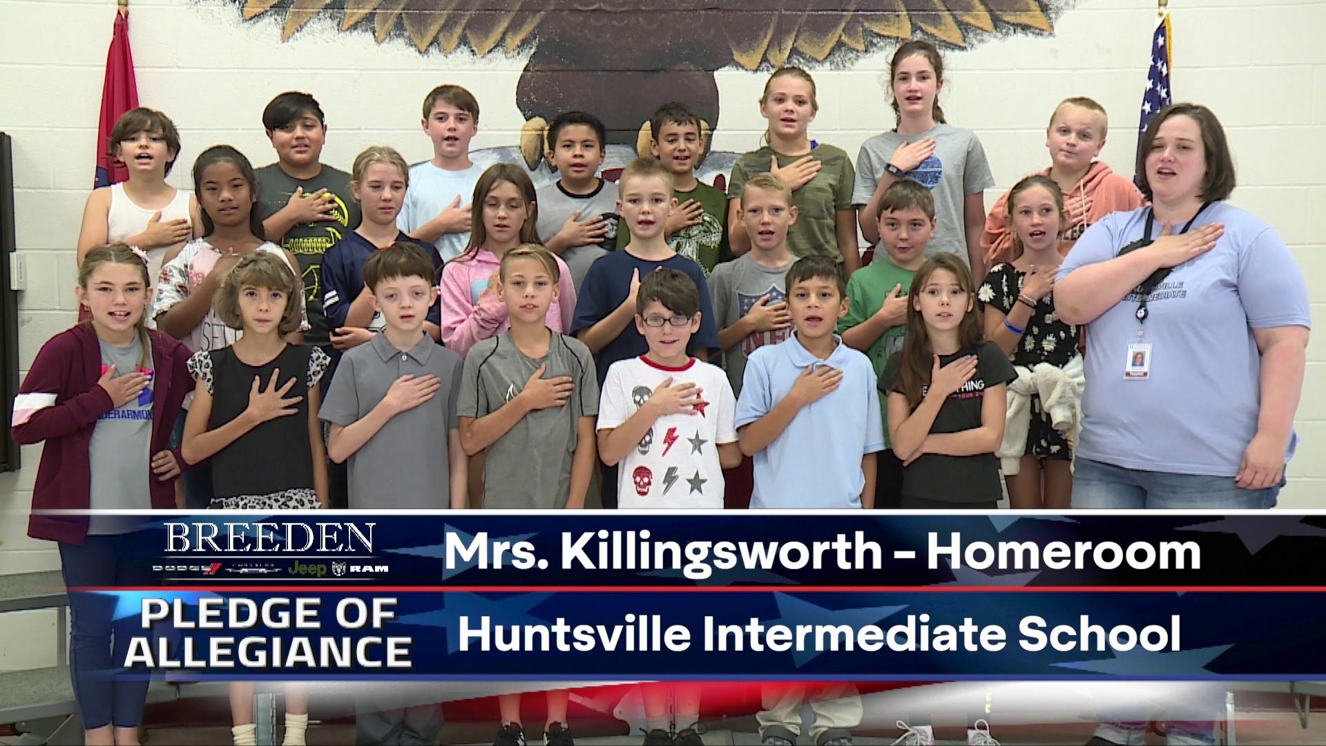 Mrs. Killingsworth  Homeroom Huntsville Intermediate School