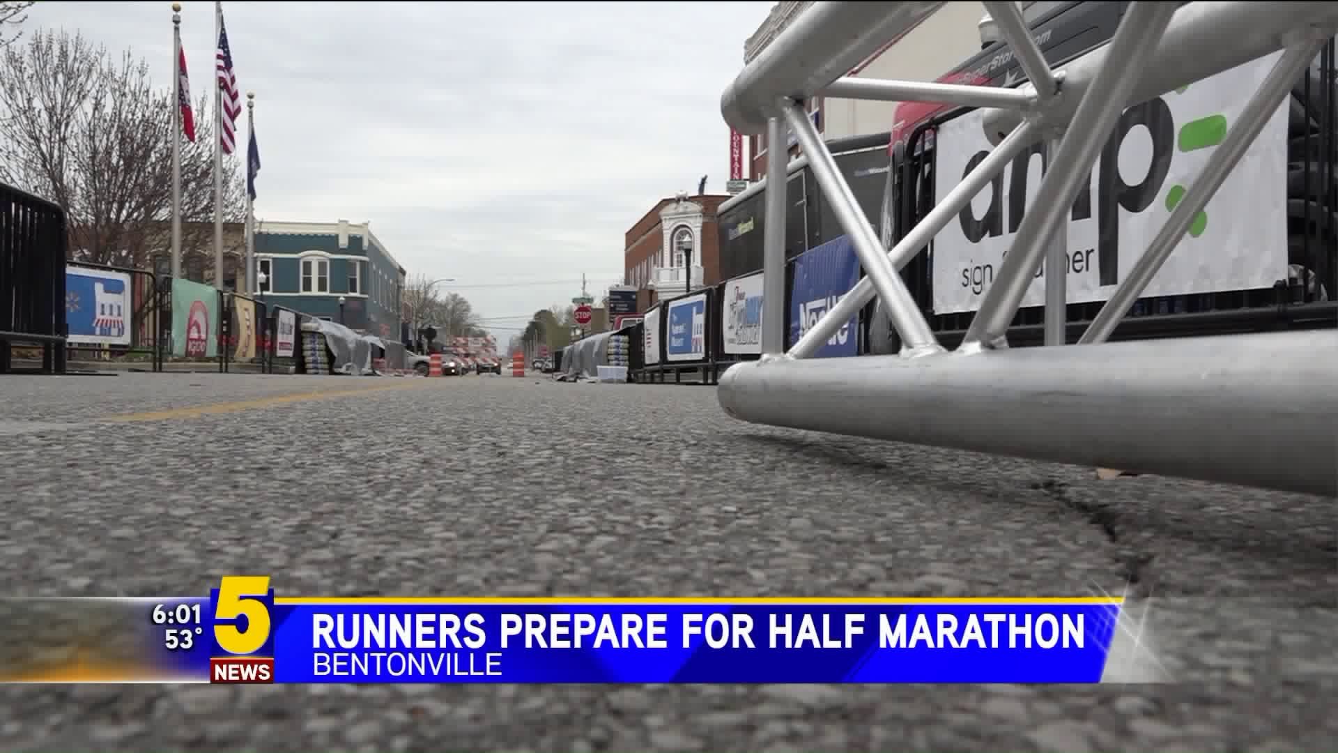 Runners Prepare For Half Marathon
