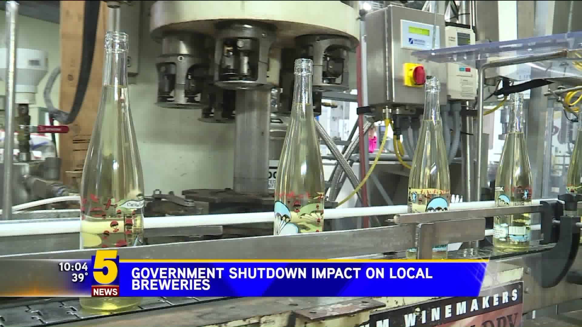 Government shutdown impact on local breweries