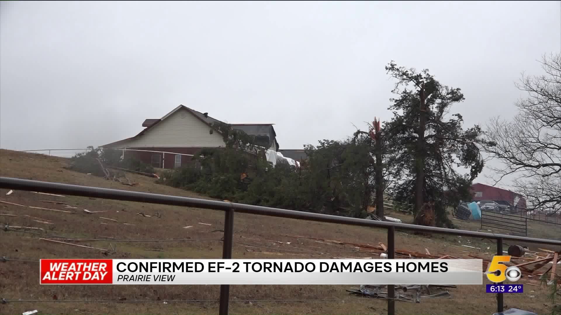 EF-2 Tornado Damages Homes In Logan County