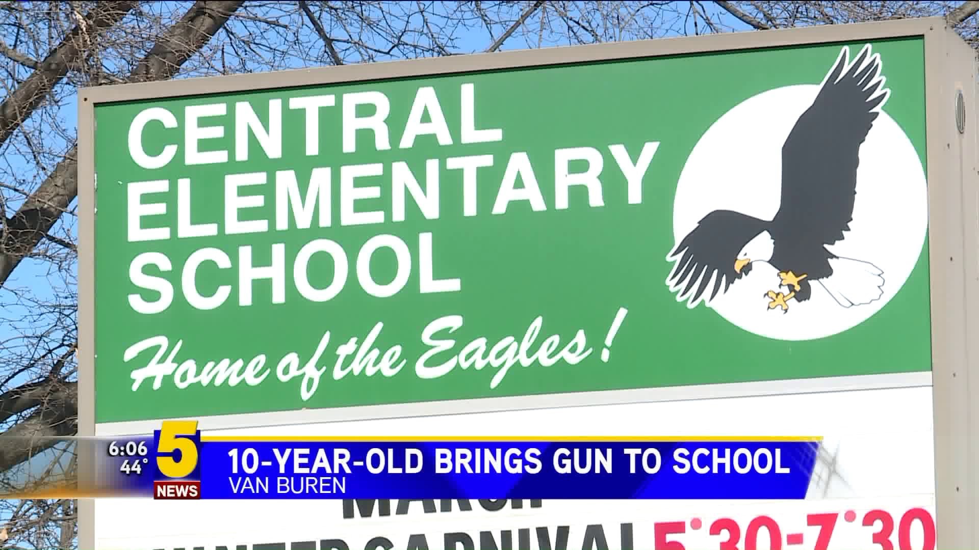 10-year-old Brings Gun To School