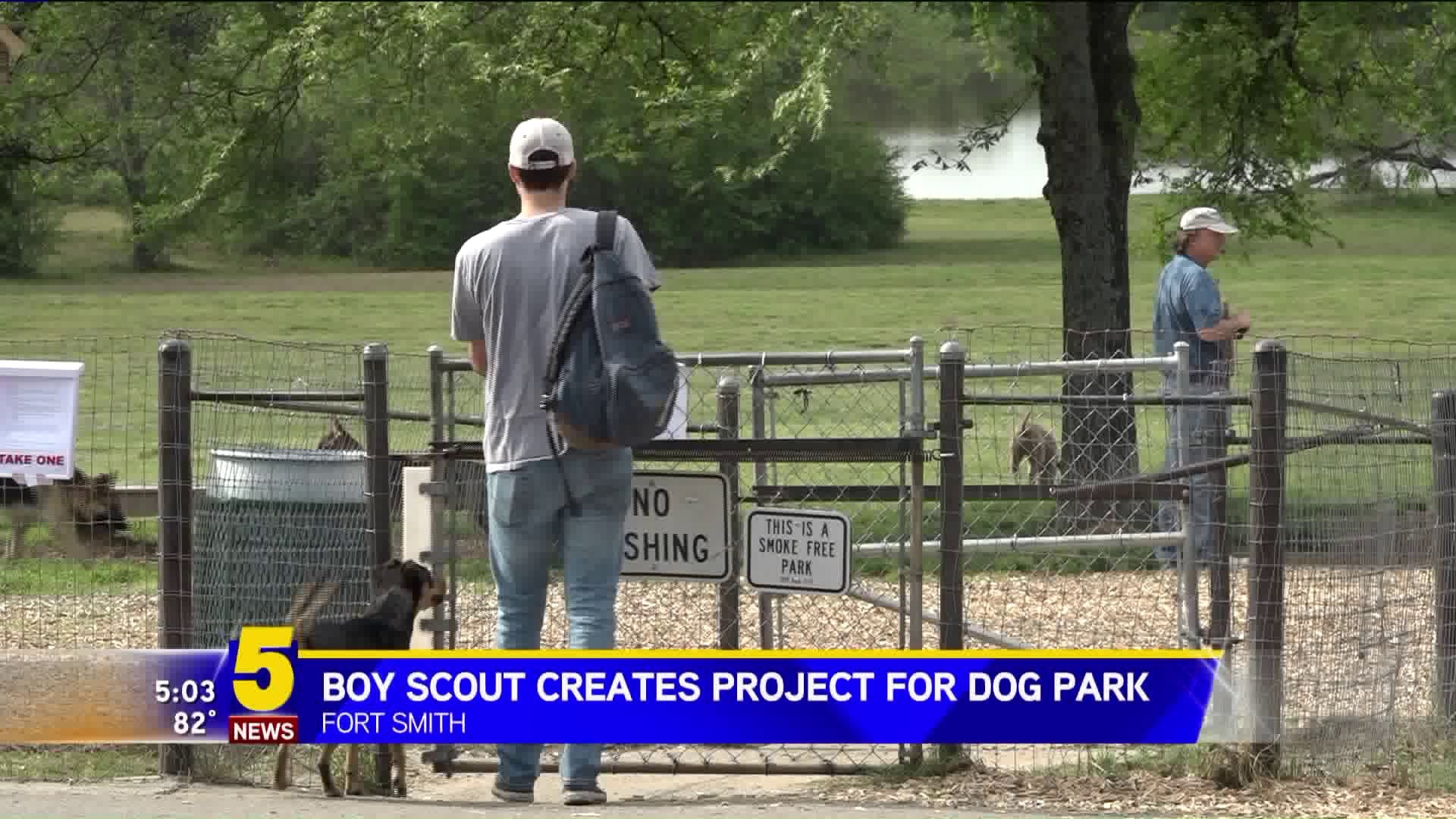 Boy Scout Creates Project For Dog Park