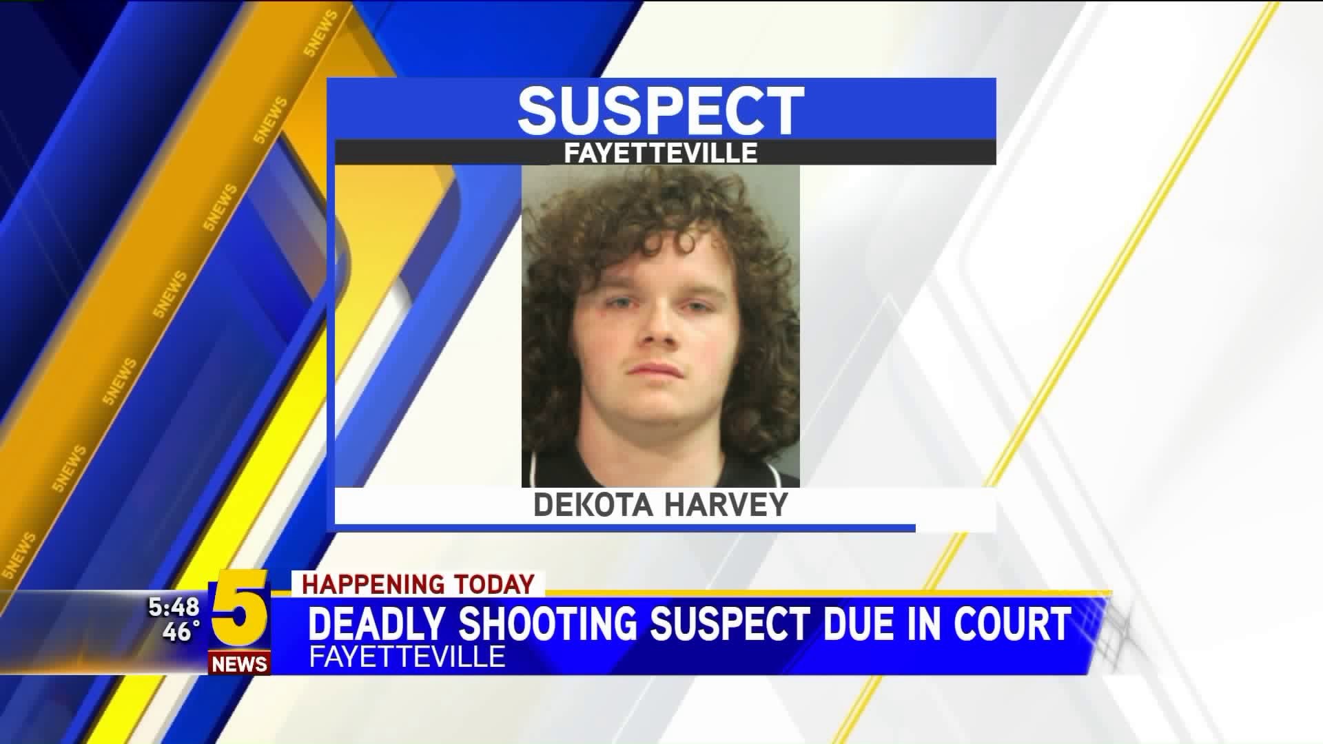 Shooting Suspect to Appear in Court