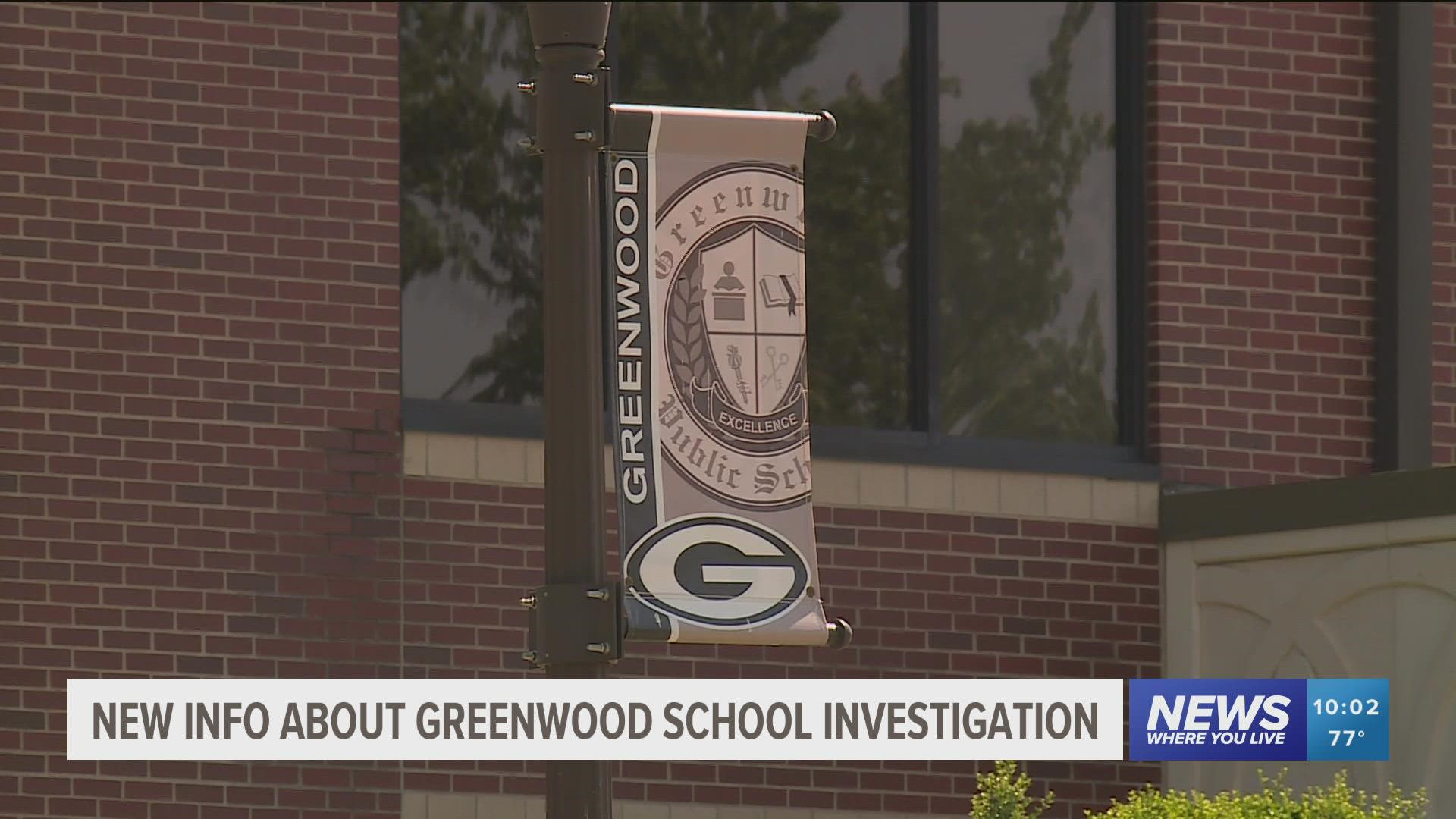 The school district says it can not comment on the investigation at this time.