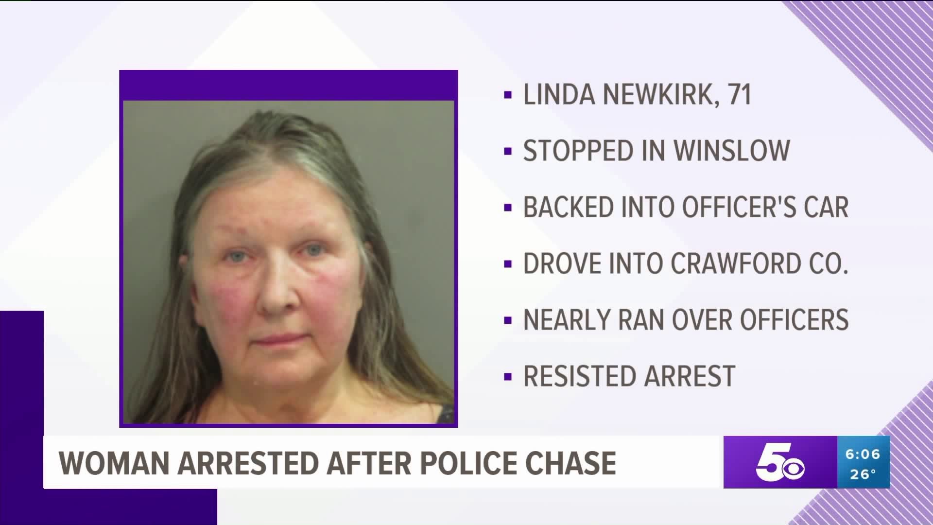 Woman Arrested After Leading Officers On A Chase From Nwa To The River Valley 2551