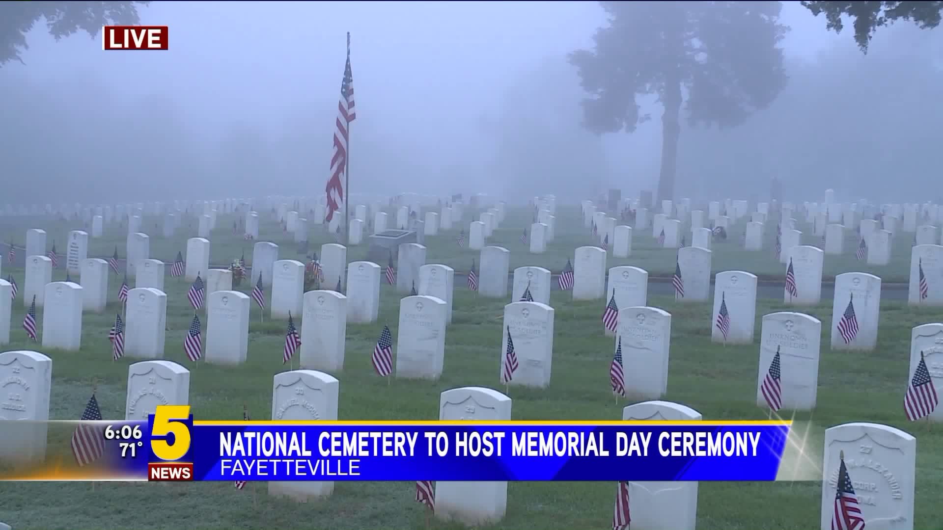 Fayetteville National Cemetery Ceremony