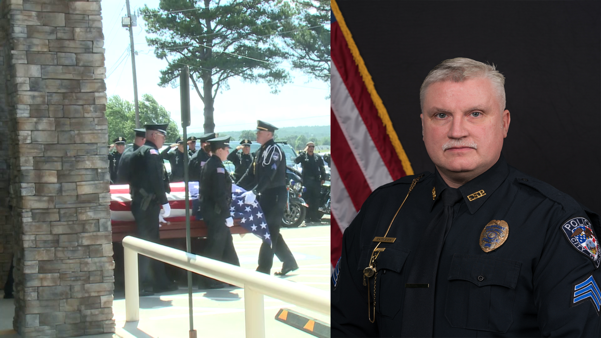 On Friday, community members came together to honor the life of a fallen hero. Fort Smith Police Sergeant Rick Entmeier was laid to rest.